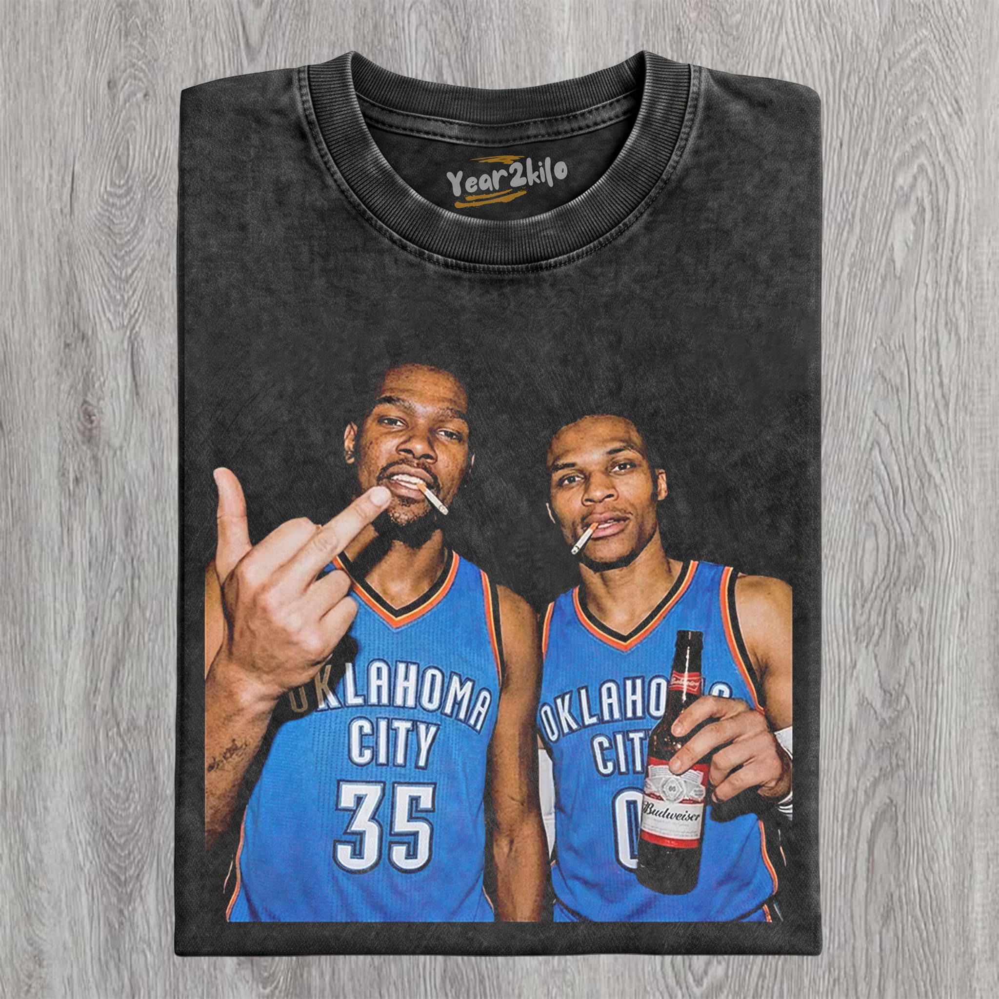 RUSSELL WESTBROOK & KEVIN DURANT V1 TANK TOP & TEE & LONG SLEEVE & LAYERED LS & HOODIE