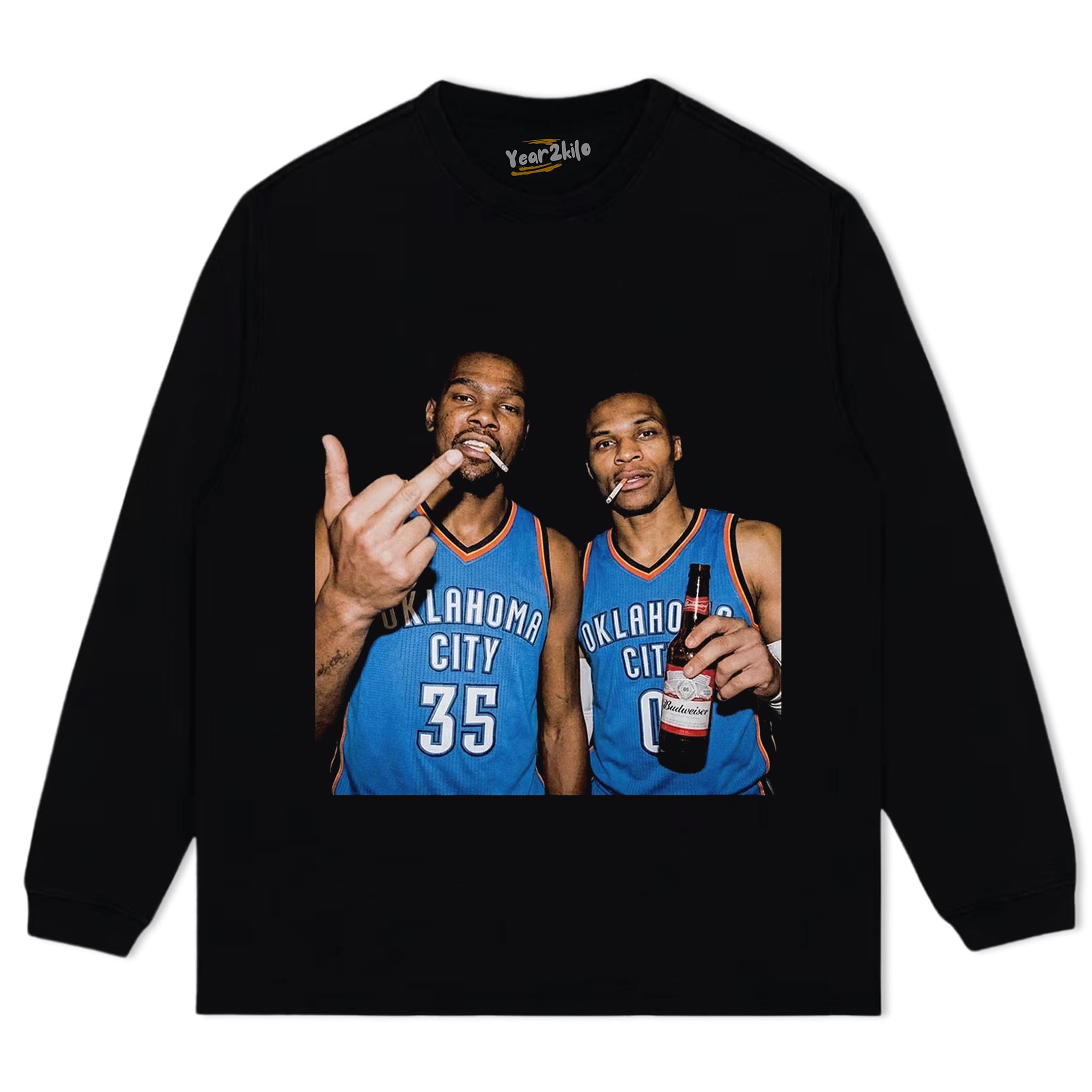 RUSSELL WESTBROOK & KEVIN DURANT V1 TANK TOP & TEE & LONG SLEEVE & LAYERED LS & HOODIE