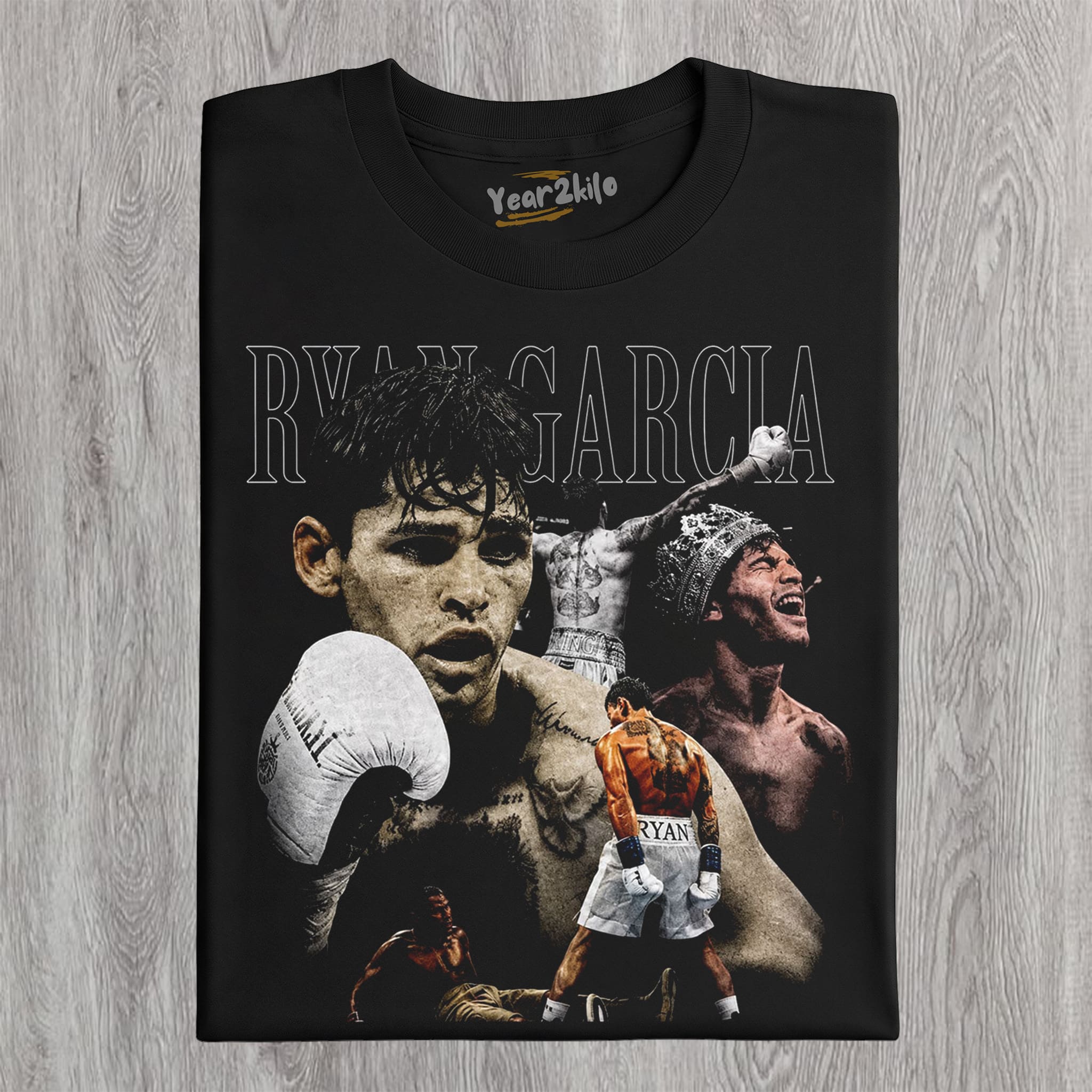RYAN GARCIA VINTAGE BOXING V2 TANK TOP & TEE & LONG SLEEVE & LAYERED LS & HOODIE