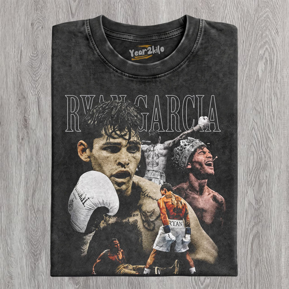 RYAN GARCIA VINTAGE BOXING V2 TANK TOP & TEE & LONG SLEEVE & LAYERED LS & HOODIE