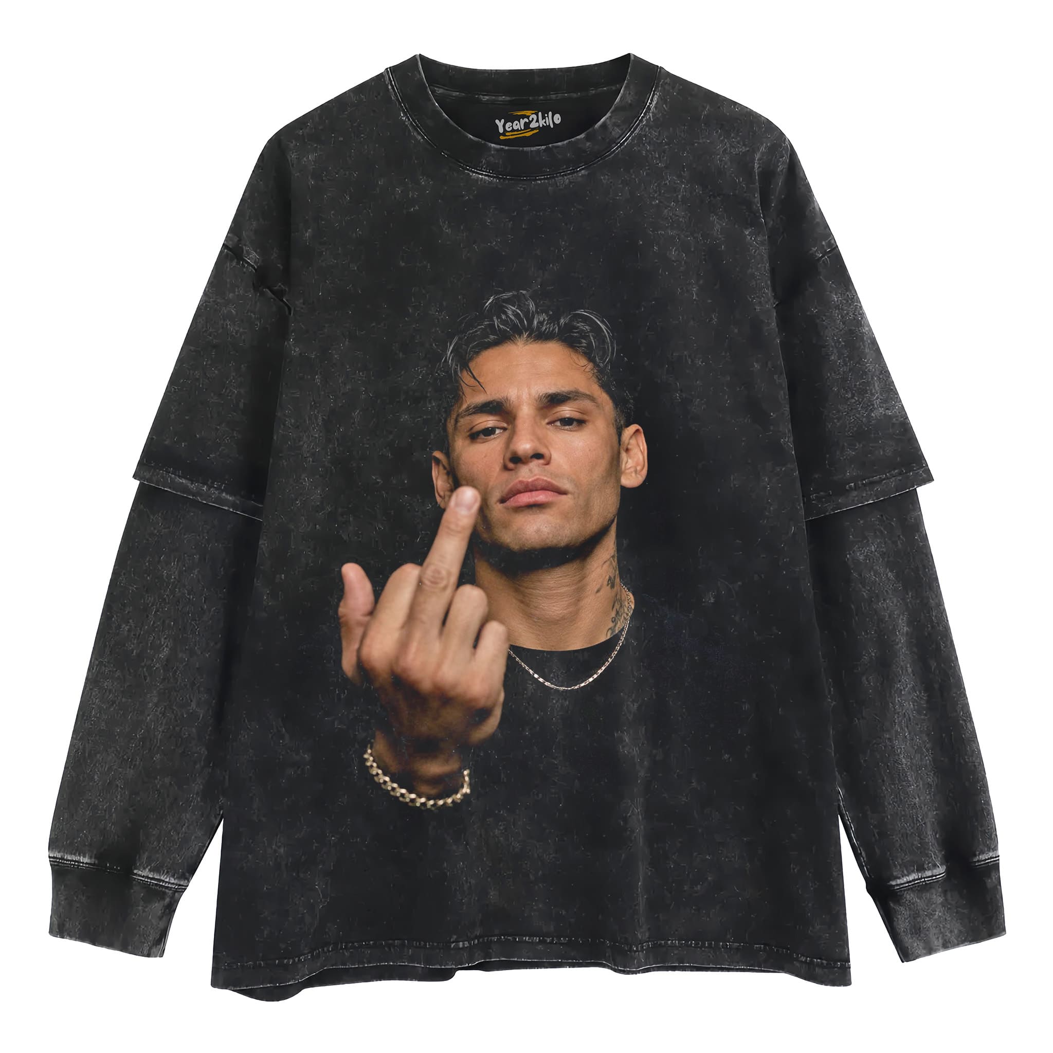 RYAN GARCIA - MIDDLE FINGER TANK TOP & TEE & LONG SLEEVE & LAYERED LS & HOODIE