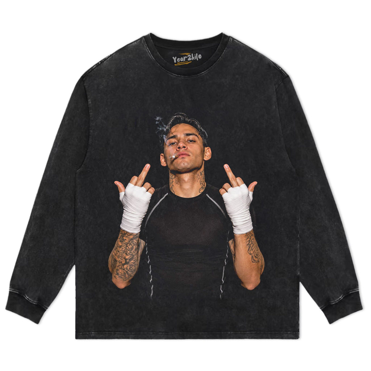 RYAN GARCIA - MIDDLE FINGER V2 TANK TOP & TEE & LONG SLEEVE & LAYERED LS & HOODIE