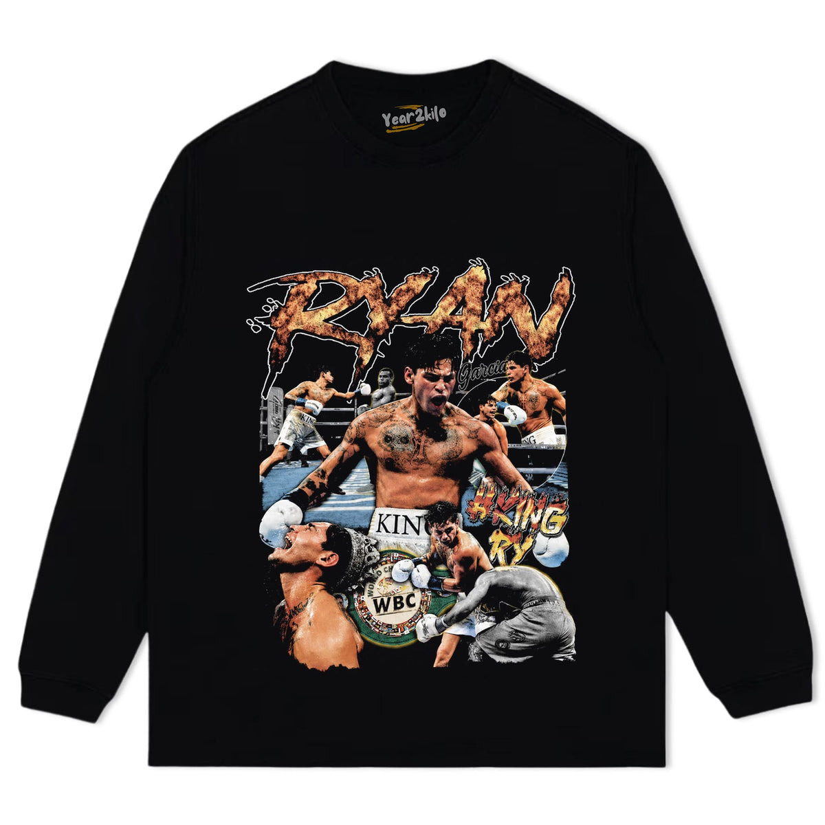 RYAN GARCIA VINTAGE BOXING TANK TOP & TEE & LONG SLEEVE & LAYERED LS & HOODIE