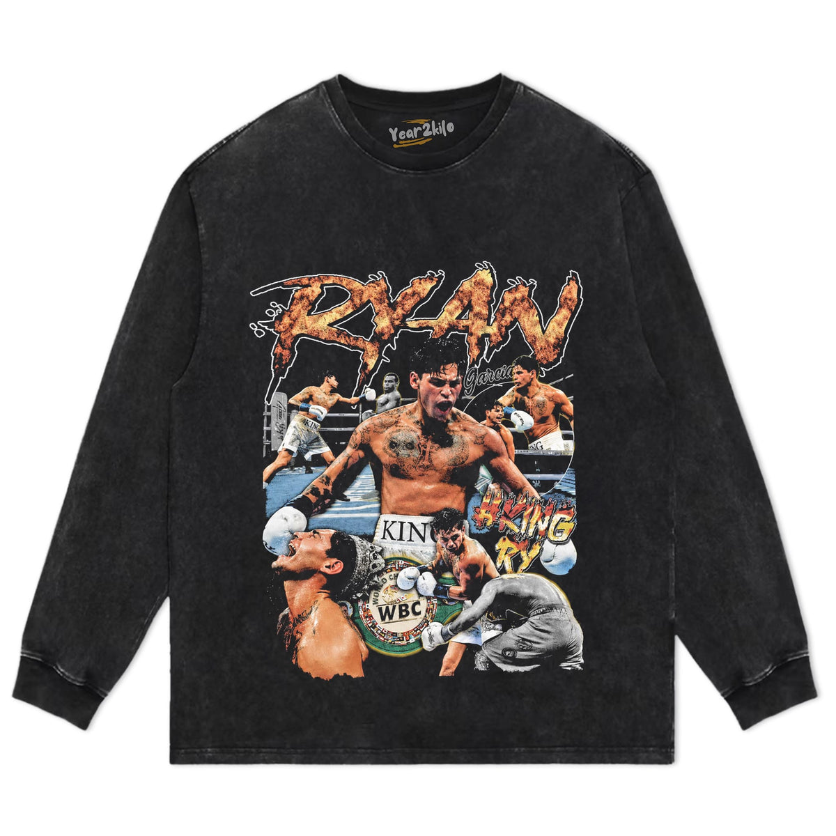 RYAN GARCIA VINTAGE BOXING TANK TOP & TEE & LONG SLEEVE & LAYERED LS & HOODIE