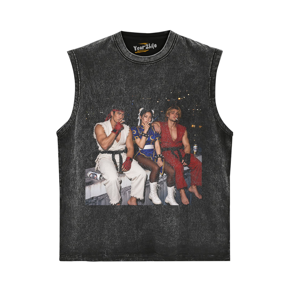 RYU& KEN & CHUN-LI V2 TANK TOP & TEE & LONG SLEEVE & LAYERED LS & HOODIE