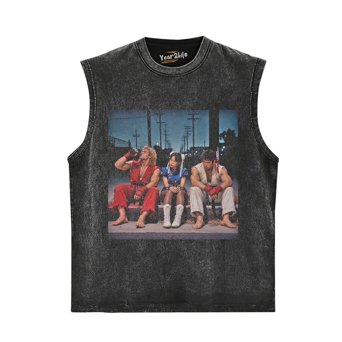 RYU& KEN & CHUN-LI V4 TANK TOP & TEE & LONG SLEEVE & LAYERED LS & HOODIE
