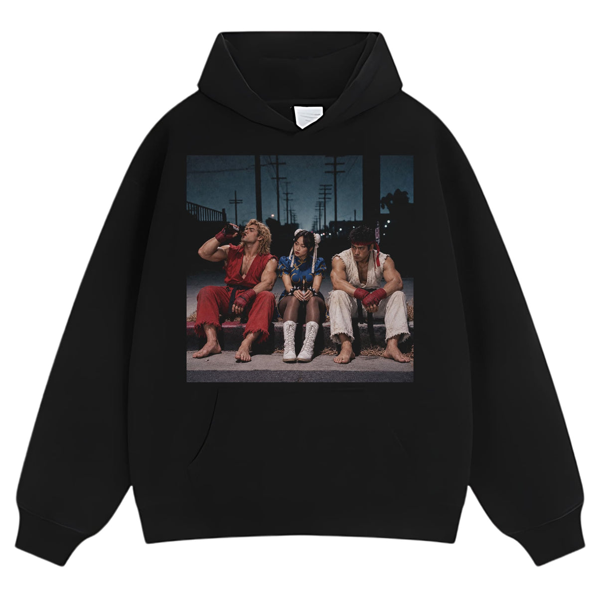 RYU& KEN & CHUN-LI V4 TANK TOP & TEE & LONG SLEEVE & LAYERED LS & HOODIE