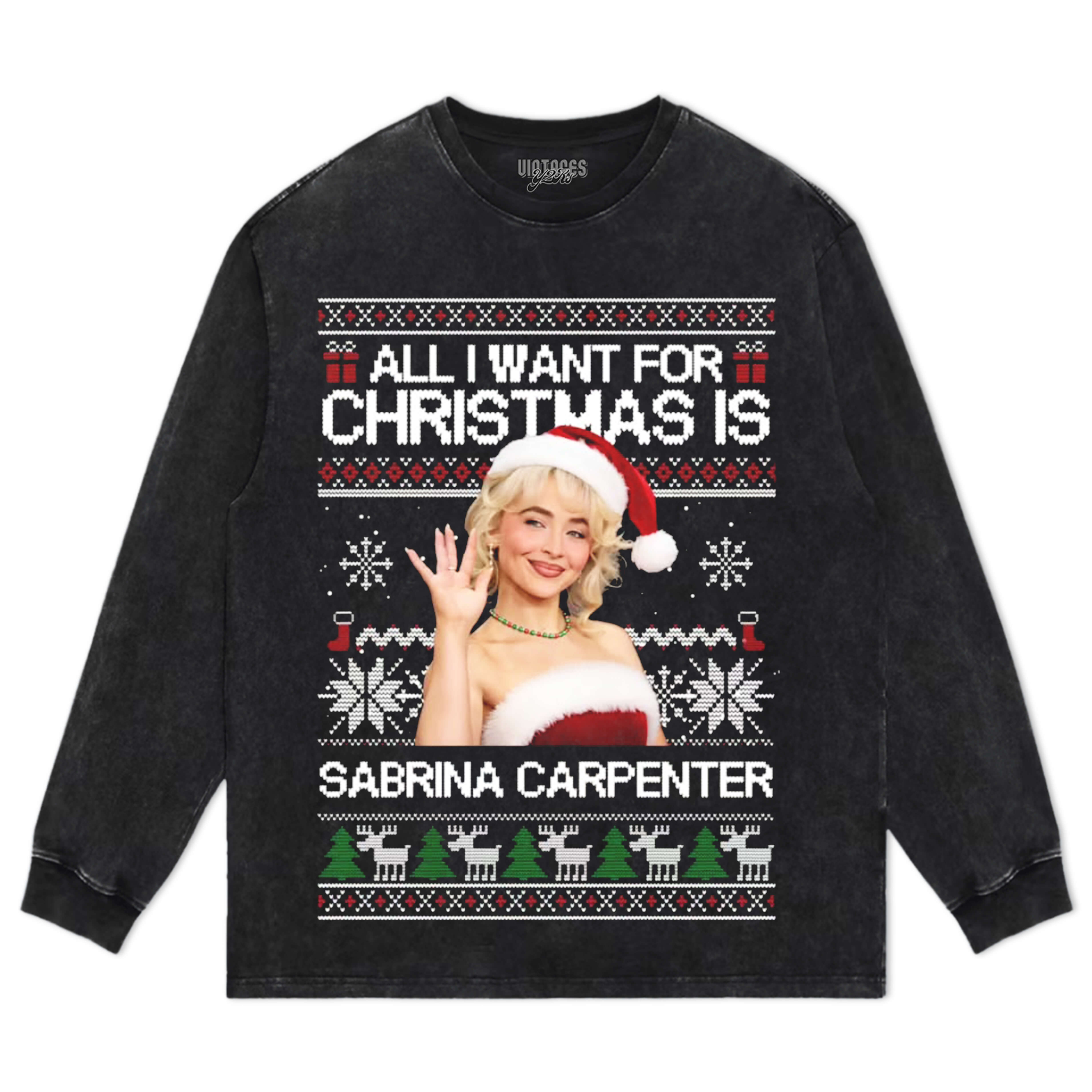 SABRINA CARPENTER CHRISTMAS STYLES TEE & LS & HOODIE