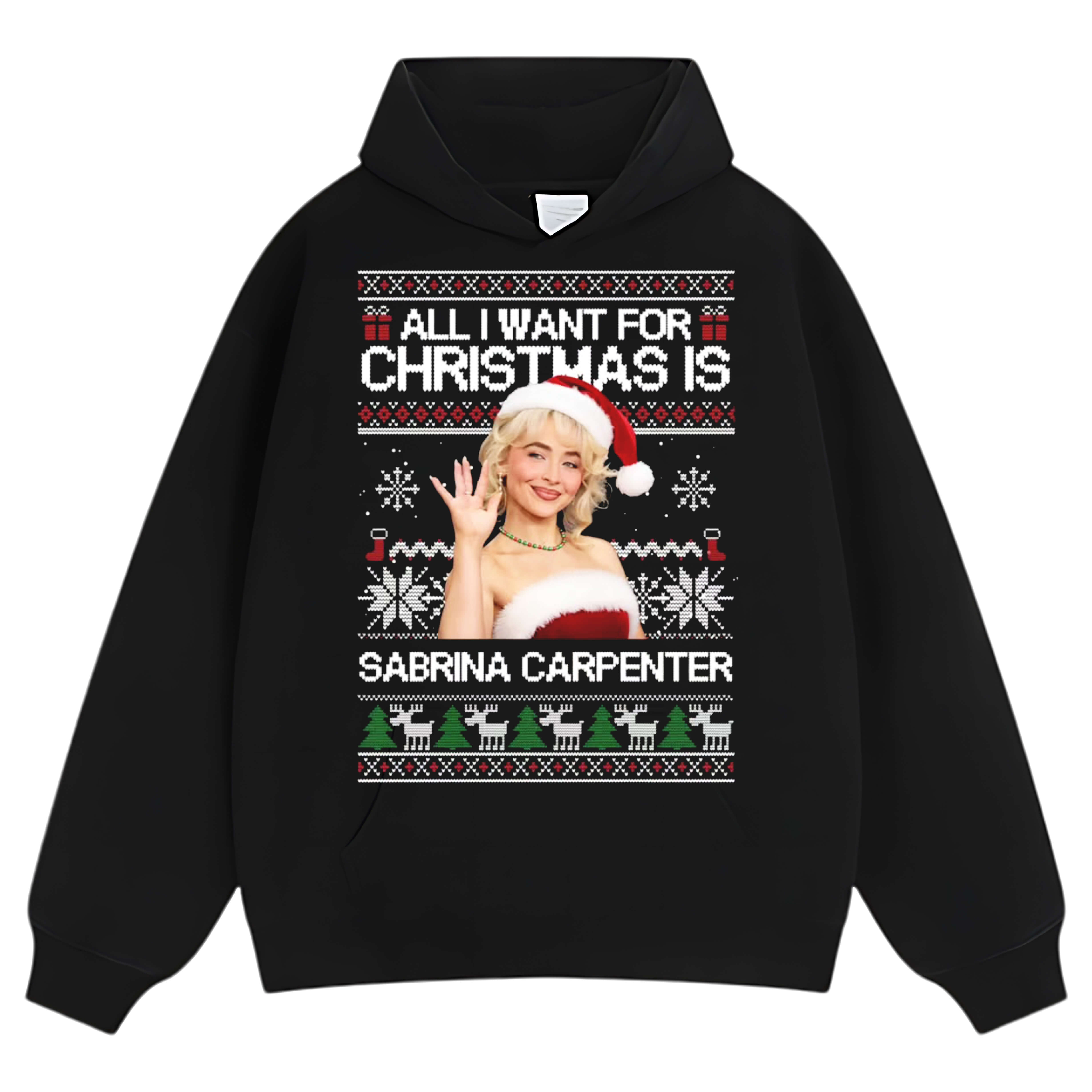 SABRINA CARPENTER CHRISTMAS STYLES TEE & LS & HOODIE