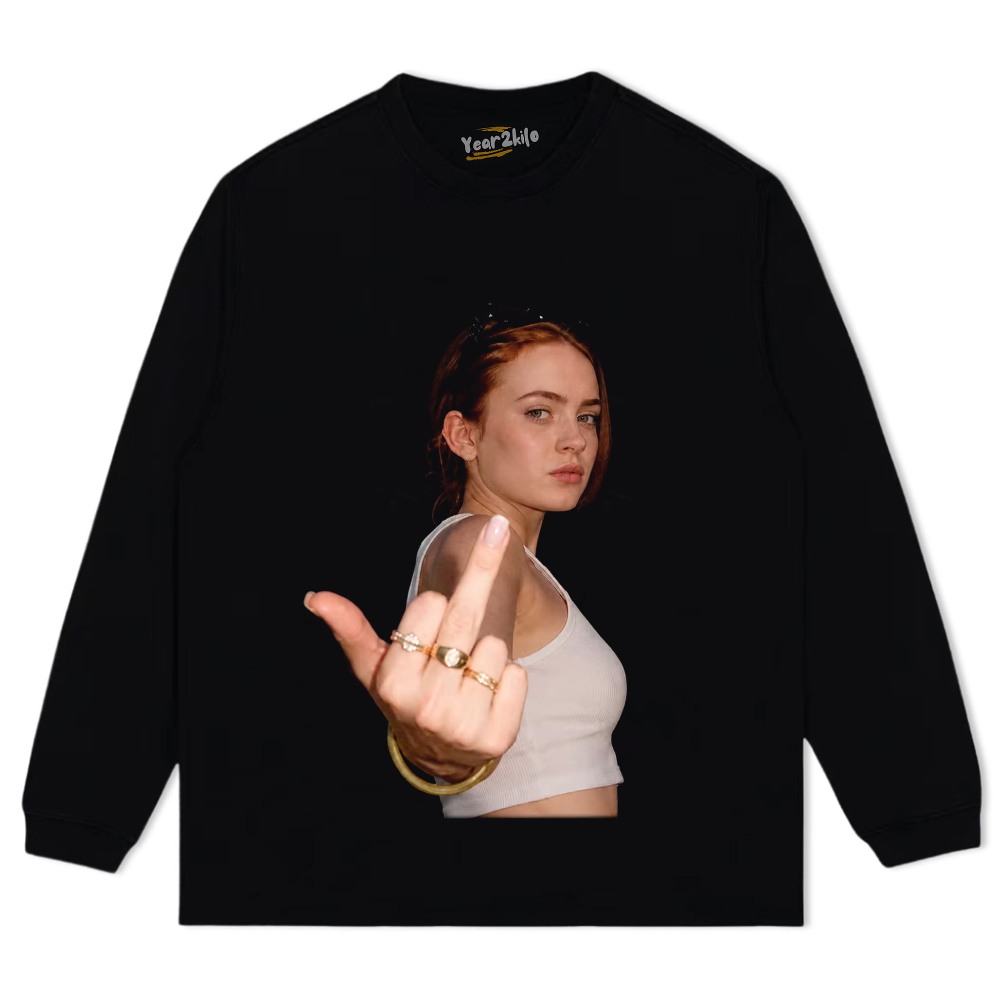 SADIE SINK TANK TOP & TEE & LONG SLEEVE & LAYERED LS & HOODIE