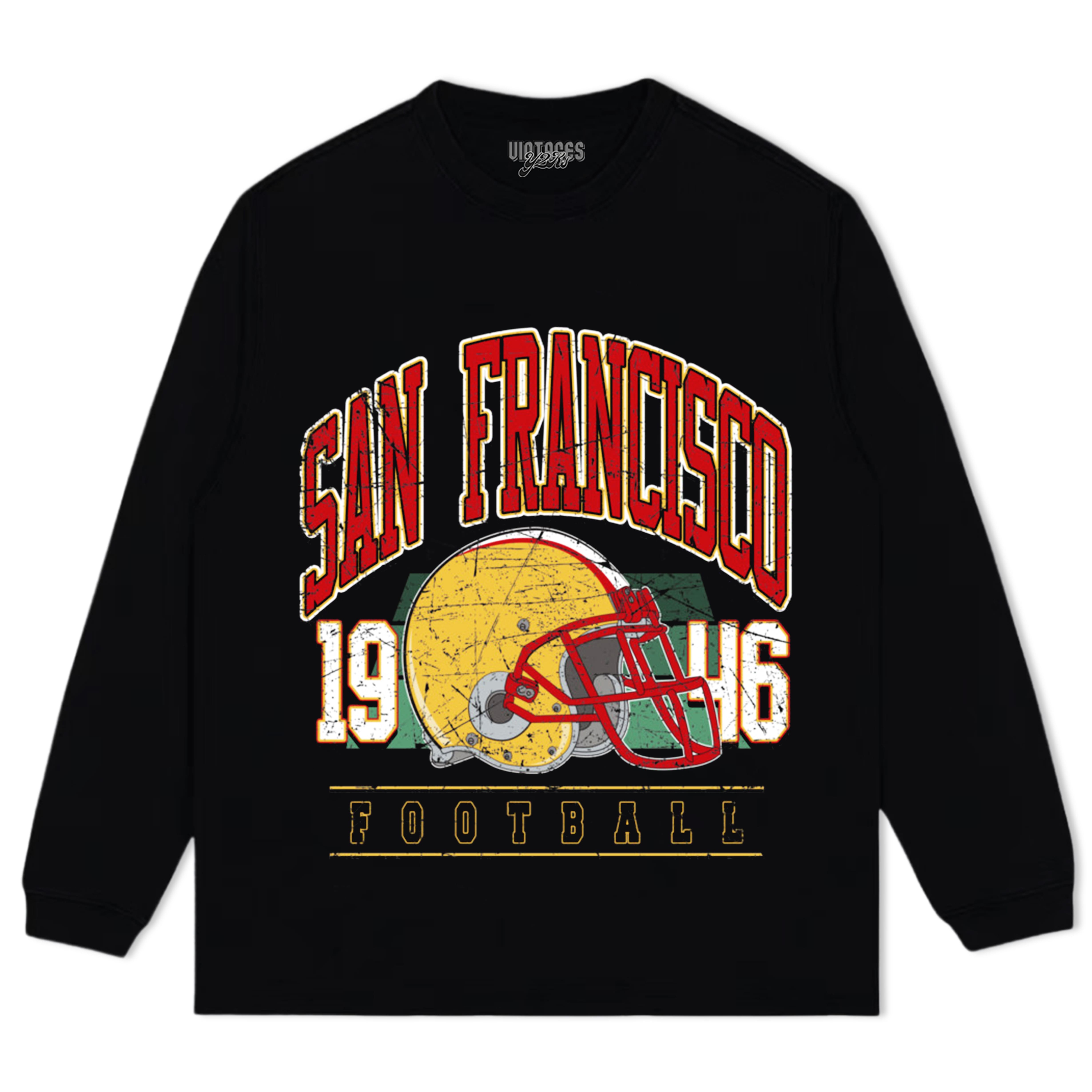 SAN FRANCISCO 49ERS VINTAGE TEE & LS & HOODIE