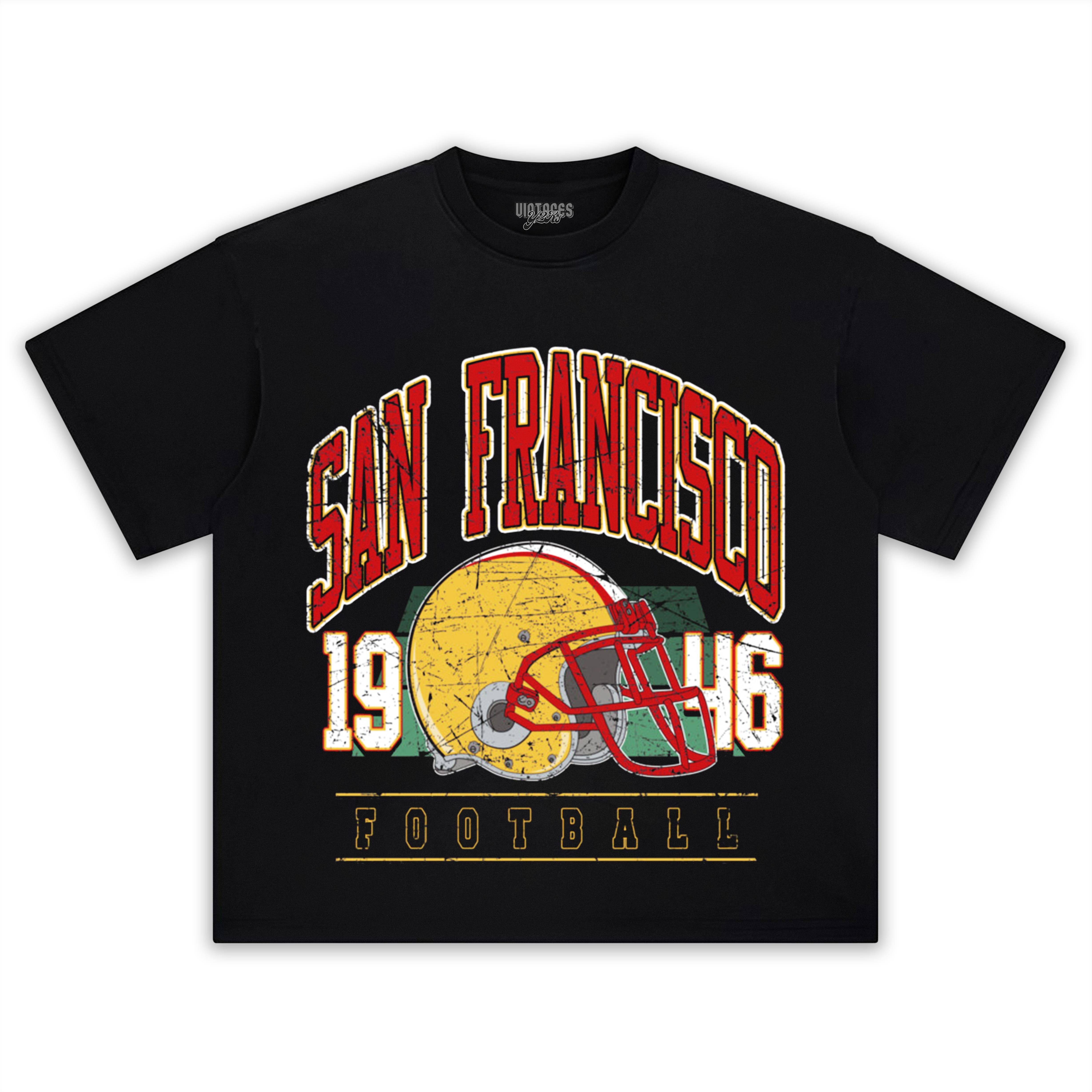 SAN FRANCISCO 49ERS VINTAGE TEE & LS & HOODIE
