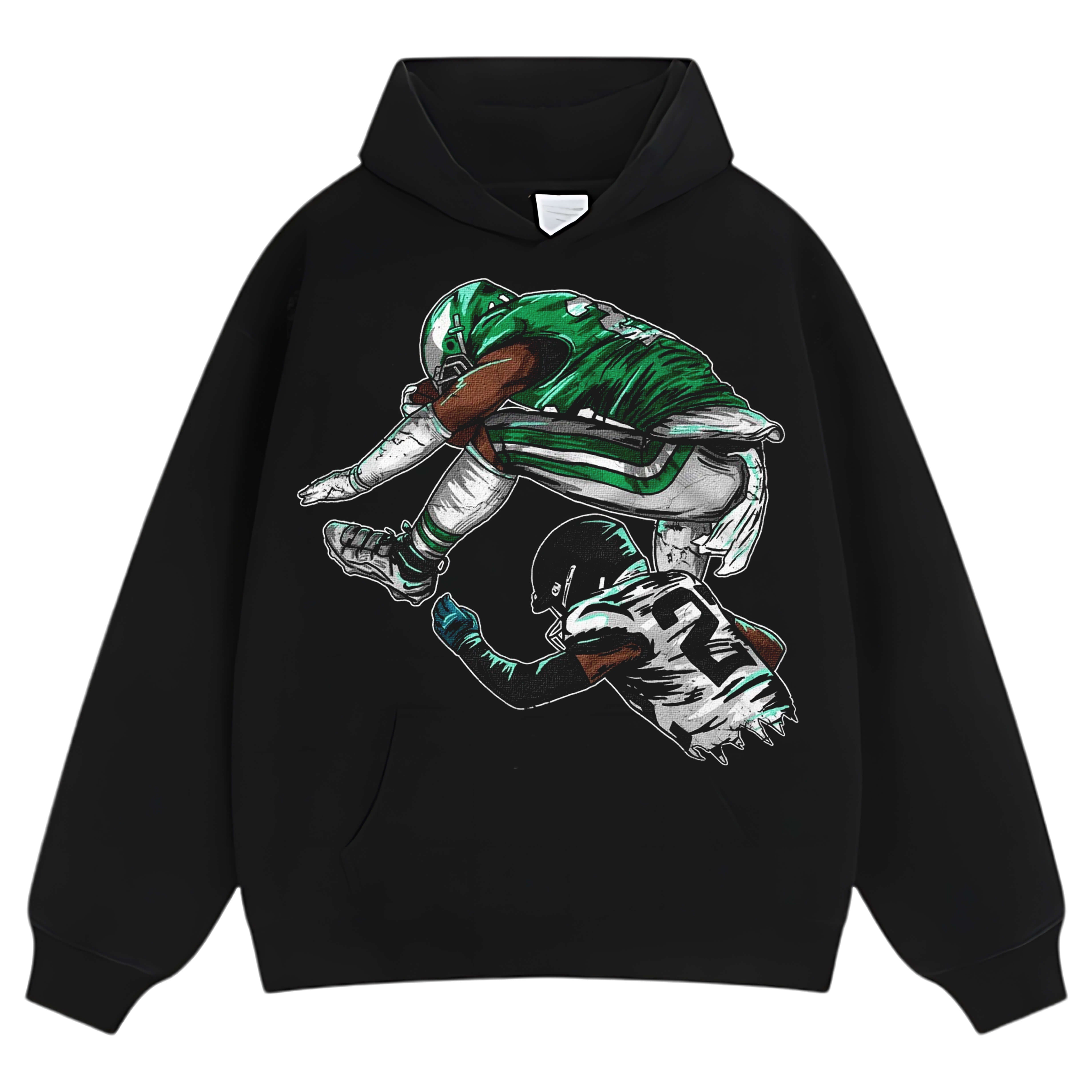 SAQUON BARKLEY & REVERSE HURDLE TEE & LS & HOODIE