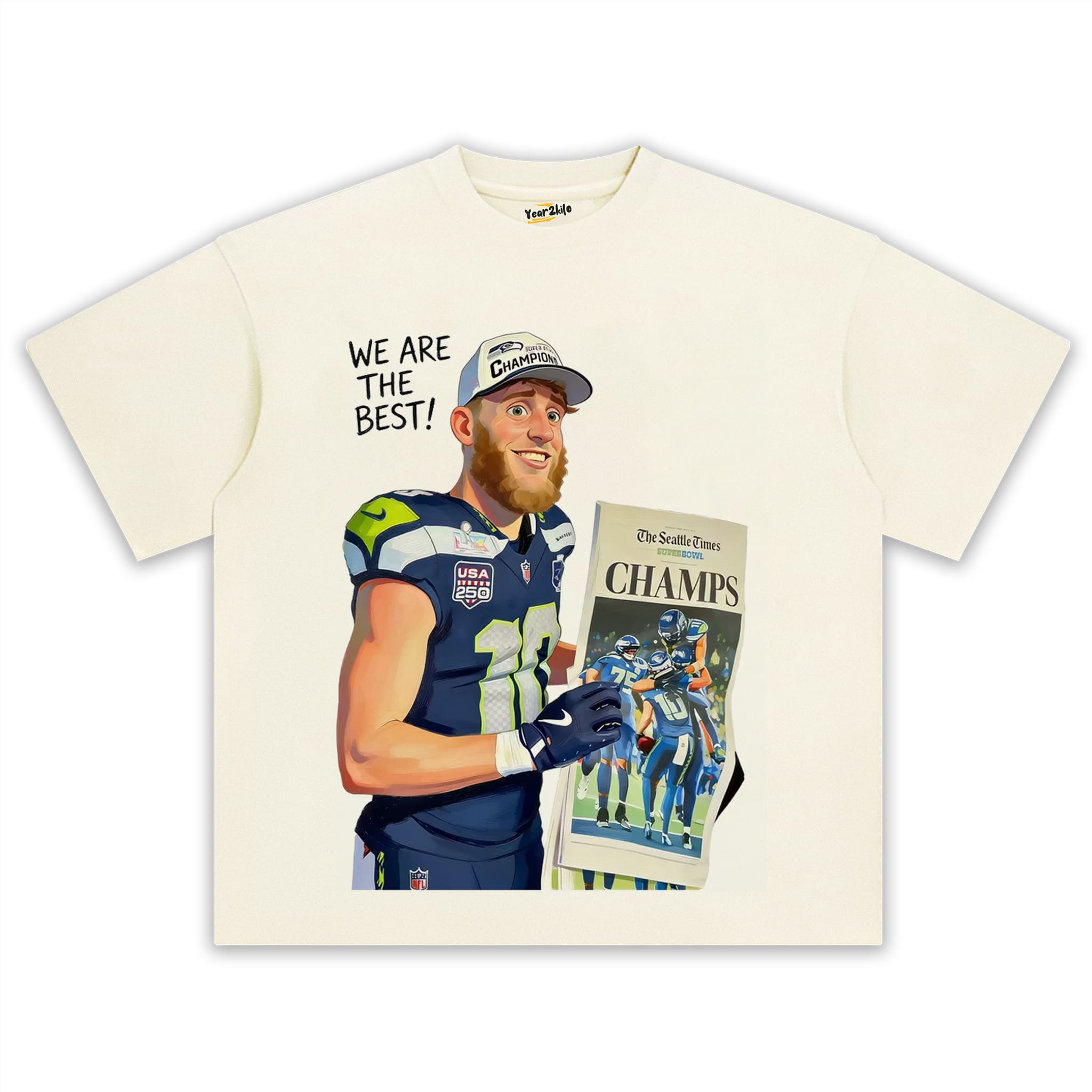 SEATTLE SEAHAWKS SUPER BOWL CHAMPIONS CYBORG GRAPHIC V1 TANK TOP & TEE & LONG SLEEVE & LAYERED LS & HOODIE