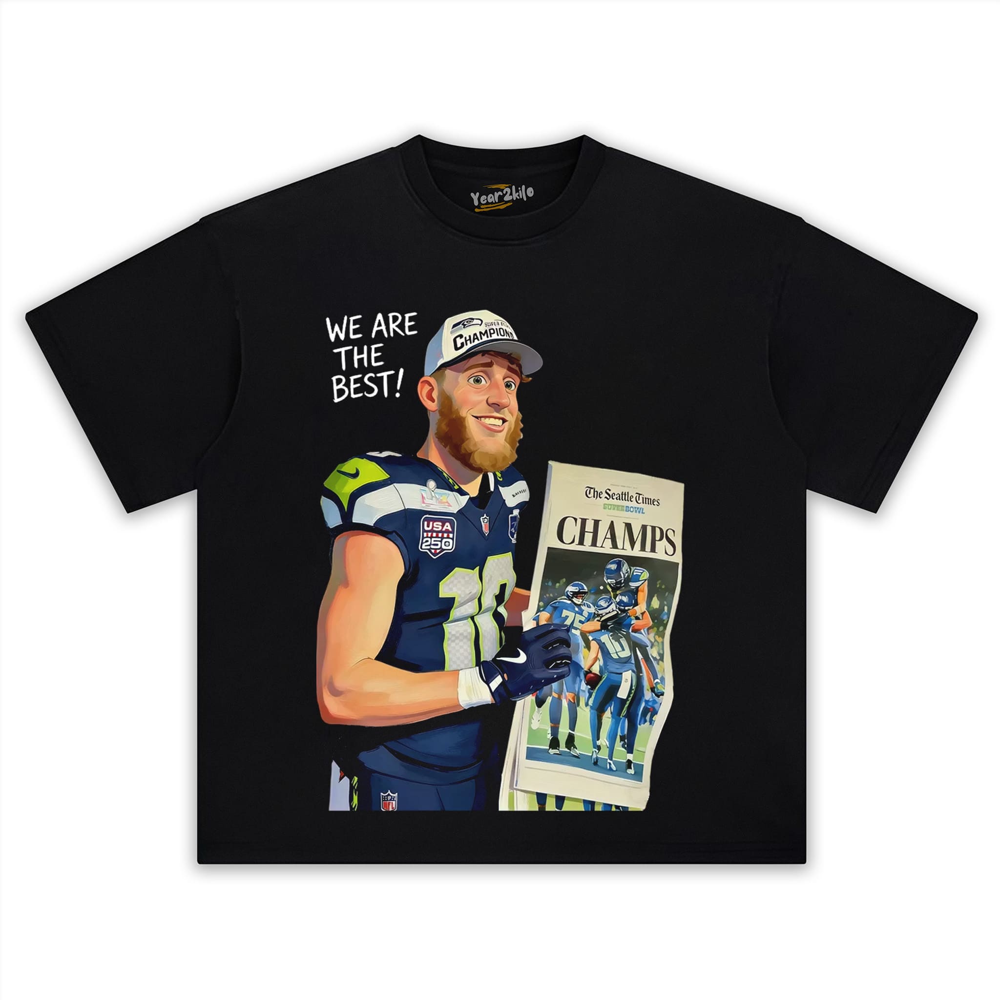 SEATTLE SEAHAWKS SUPER BOWL CHAMPIONS CYBORG GRAPHIC V1 TANK TOP & TEE & LONG SLEEVE & LAYERED LS & HOODIE