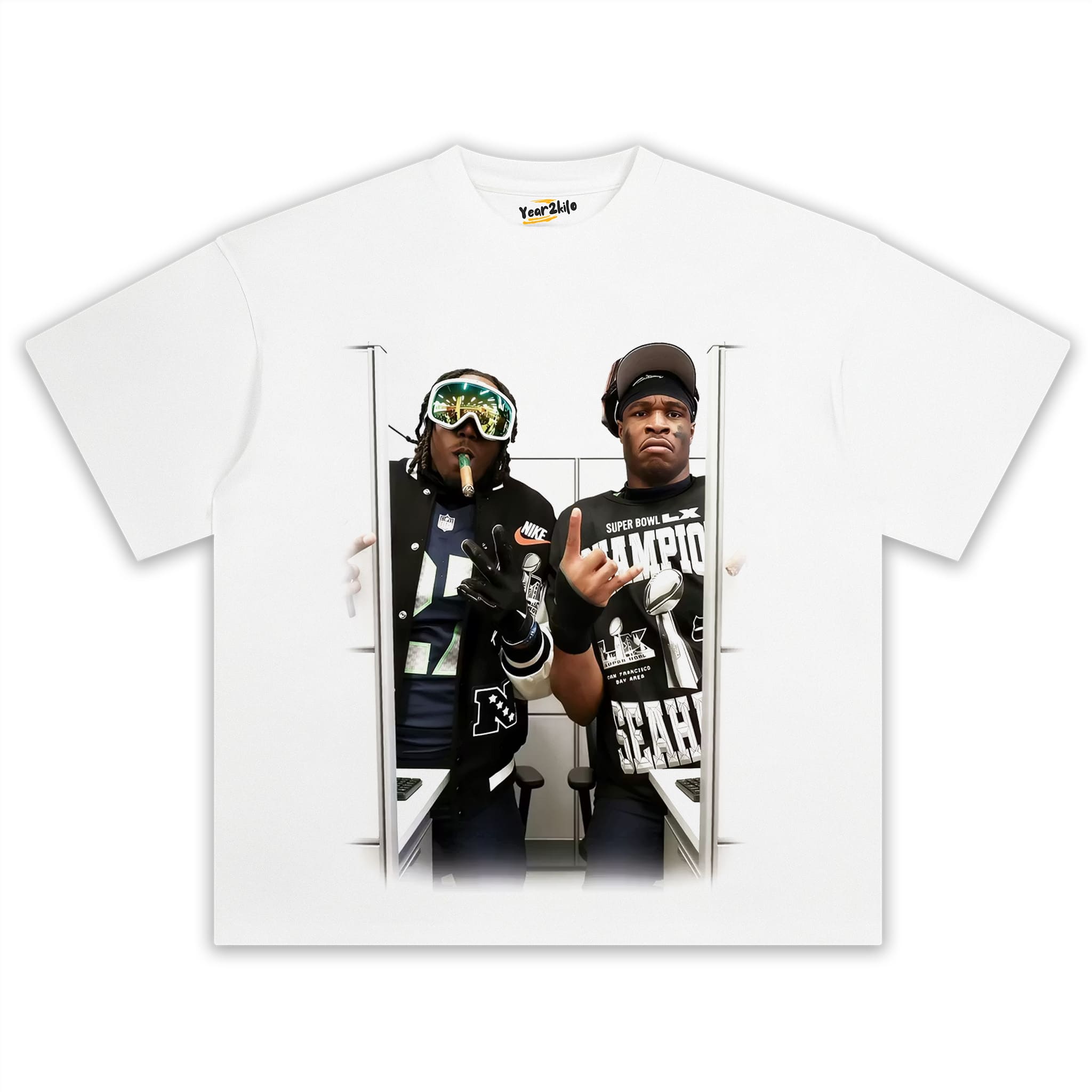 SEATTLE SEAHAWKS SUPER BOWL LX CHAMPIONS VINTAGE GRAPHIC TANK TOP & TEE & LONG SLEEVE & LAYERED LS & HOODIE
