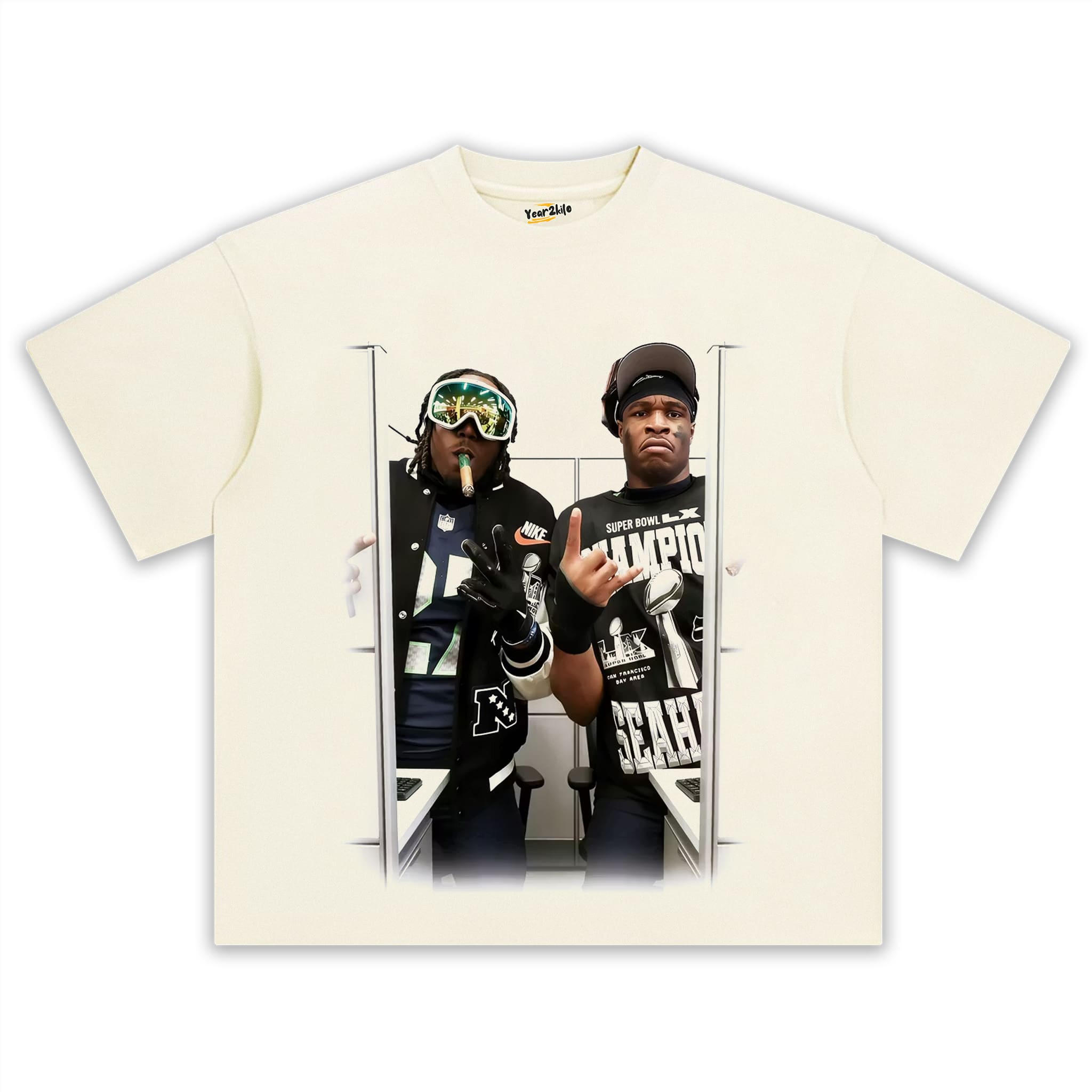 SEATTLE SEAHAWKS SUPER BOWL LX CHAMPIONS VINTAGE GRAPHIC TANK TOP & TEE & LONG SLEEVE & LAYERED LS & HOODIE