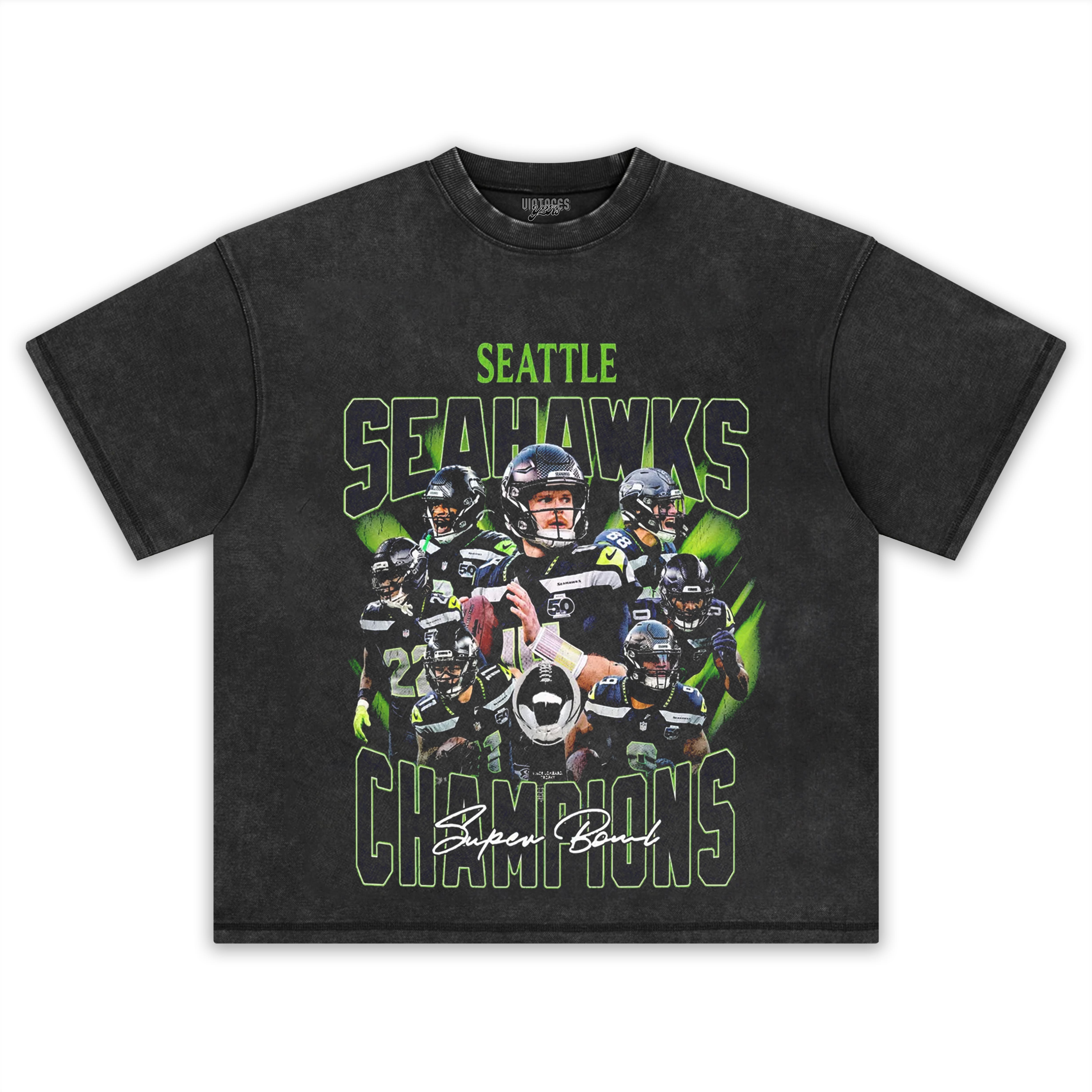 SEATTLE SEAHAWKS & SUPER BOWL LX CHAMPION TEE & LS & HOODIE