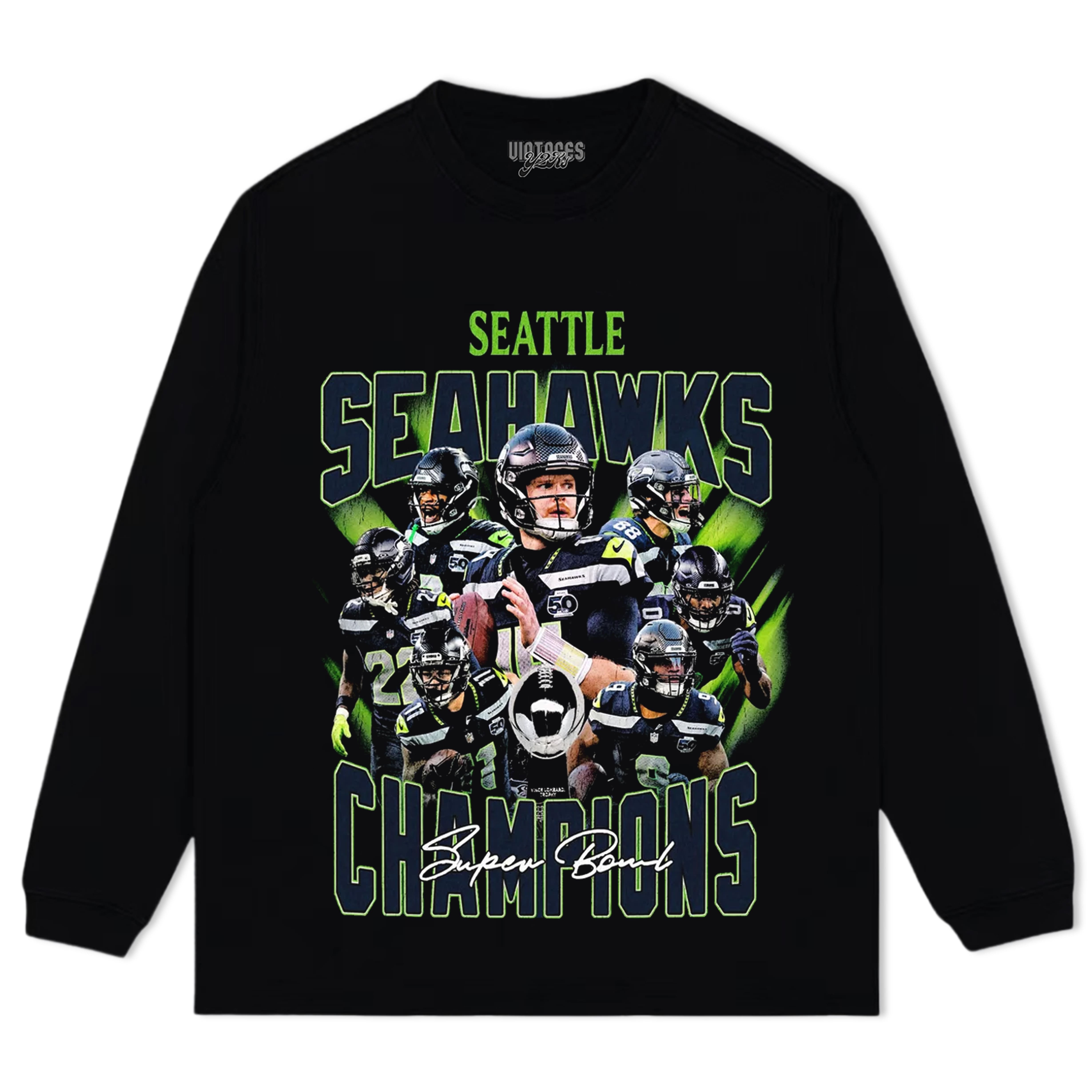 SEATTLE SEAHAWKS & SUPER BOWL LX CHAMPION TEE & LS & HOODIE