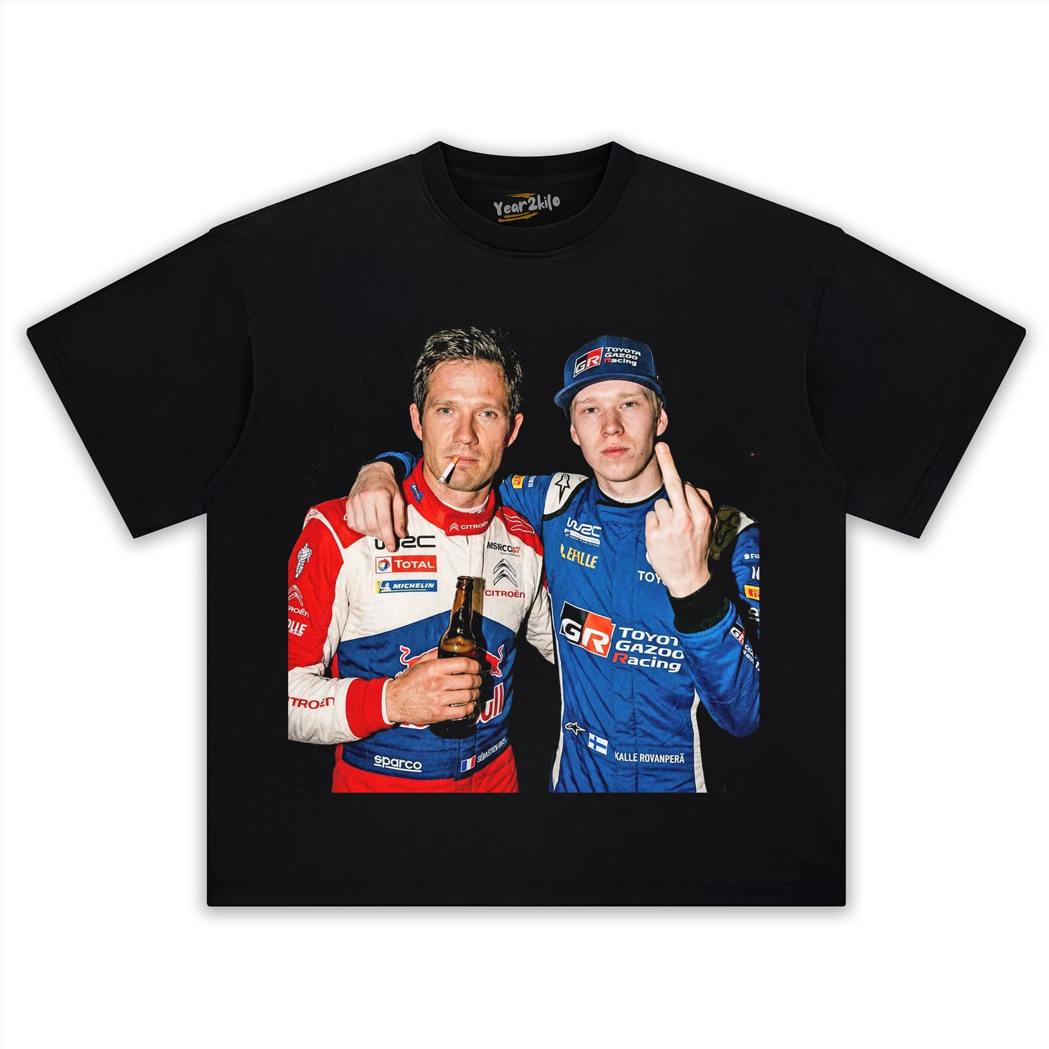 SÉBASTIEN OGIER & KALLE ROVANPERÄ 2026 SECTO RALLY FINLAND|WRC V1 TANK TOP & TEE & LONG SLEEVE & LAYERED LS & HOODIE