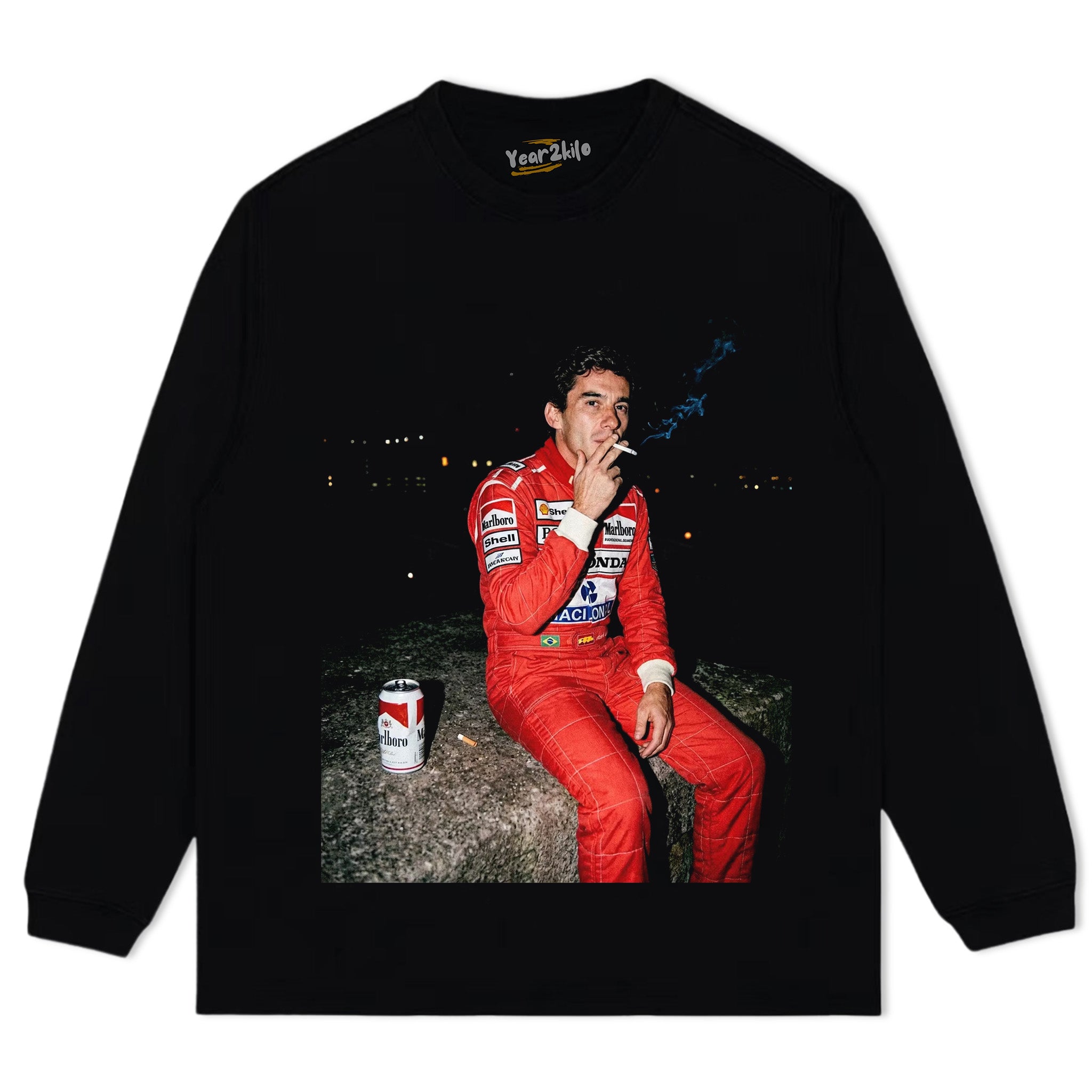 SENNA F1 LEGEND VQ TANK TOP & TEE & LONG SLEEVE & LAYERED LS & HOODIE