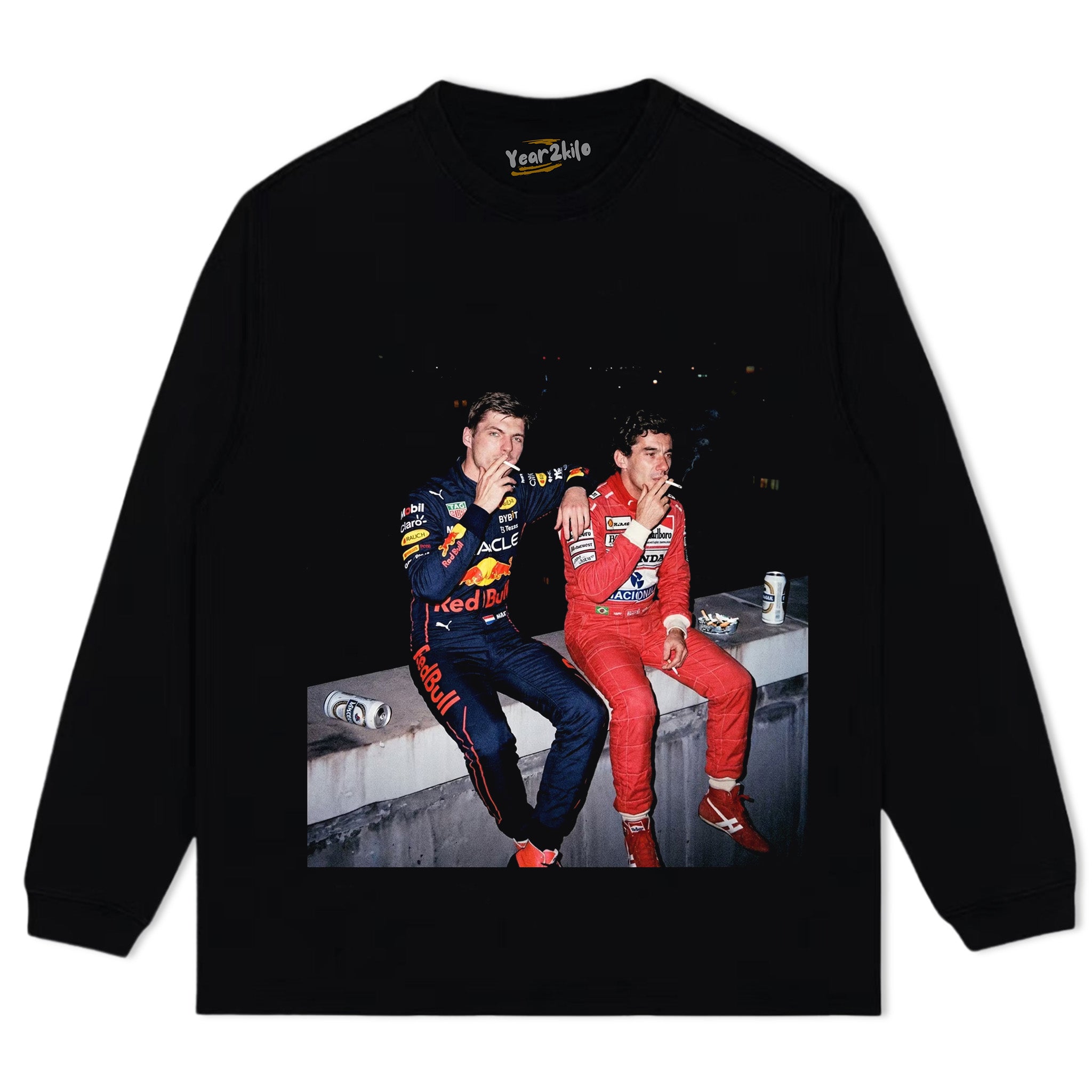 SENNA & MAX VERSTAPPEN F1 LEGEND TANK TOP & TEE & LONG SLEEVE & LAYERED LS & HOODIE