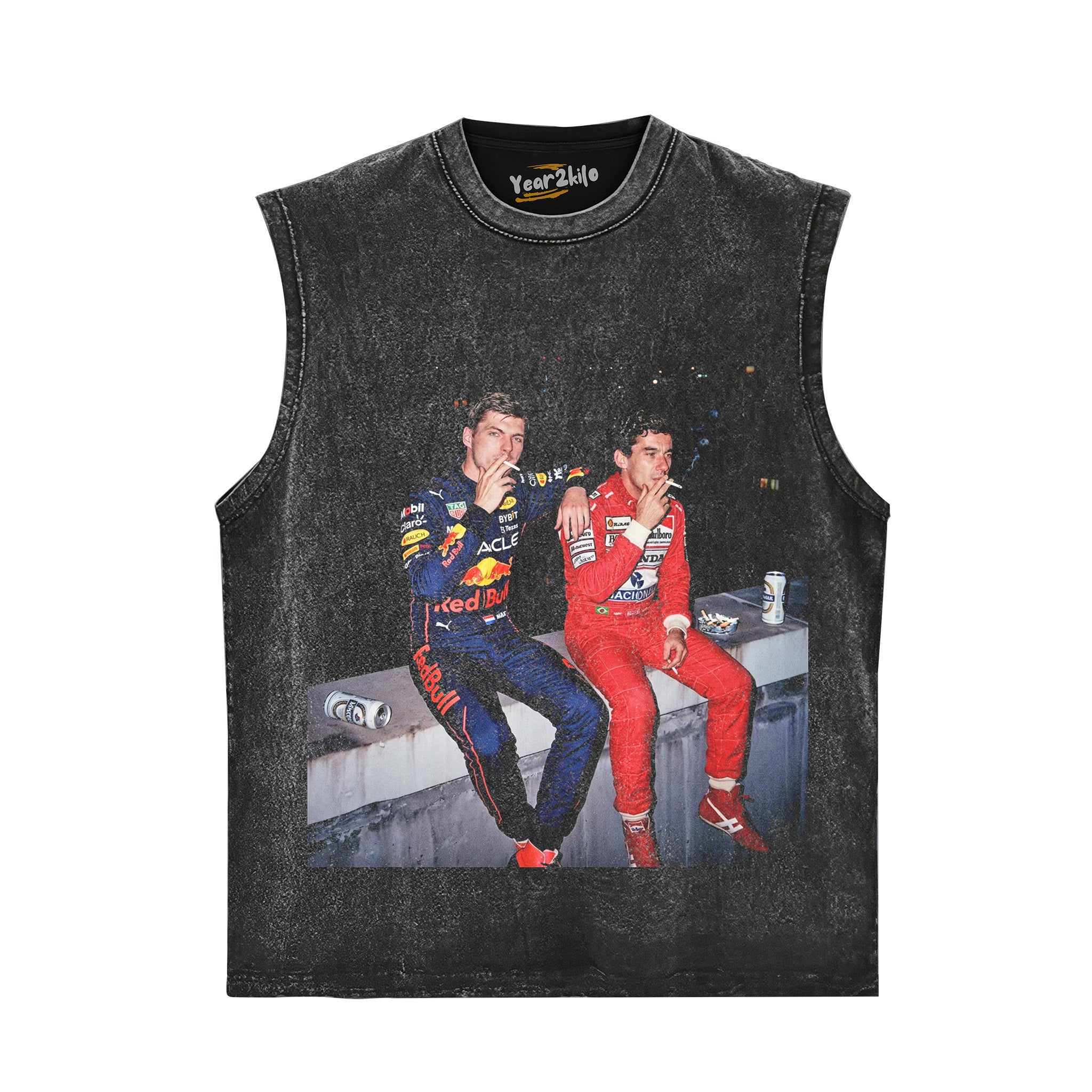 SENNA & MAX VERSTAPPEN F1 LEGEND TANK TOP & TEE & LONG SLEEVE & LAYERED LS & HOODIE