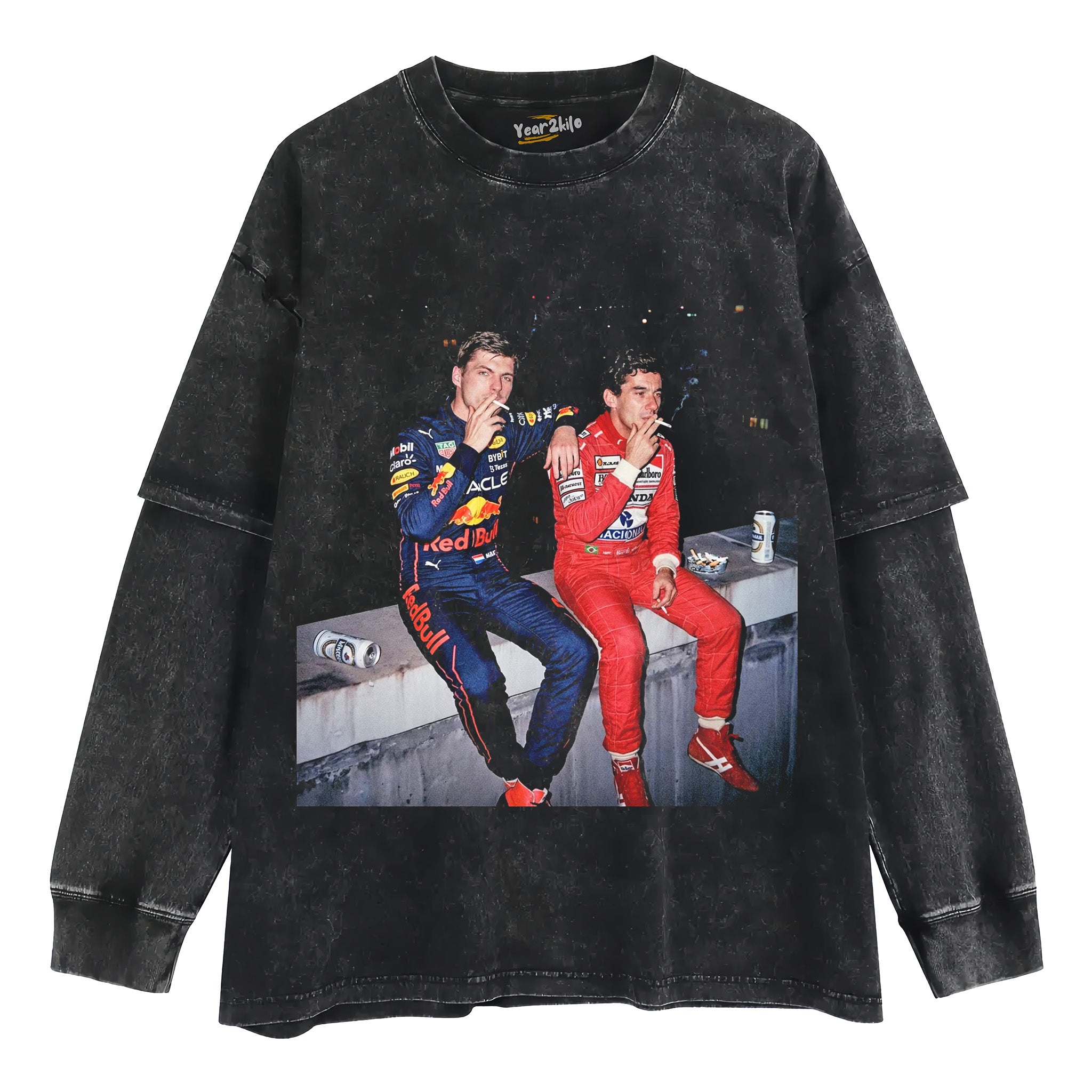 SENNA & MAX VERSTAPPEN F1 LEGEND TANK TOP & TEE & LONG SLEEVE & LAYERED LS & HOODIE