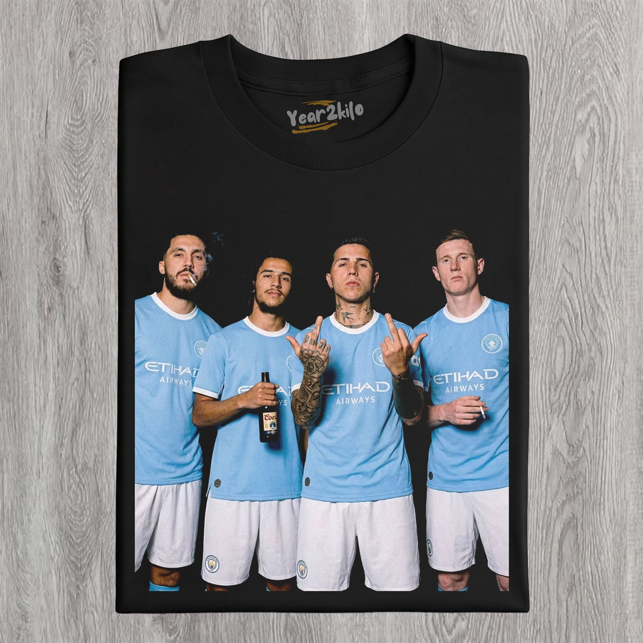 SERGIO AGÜERO & PHIL FODEN & ENZO FERNÁNDEZ & KEVIN DE BRUYNE MAN CITY TANK TOP & TEE & LONG SLEEVE & LAYERED LS & HOODIE