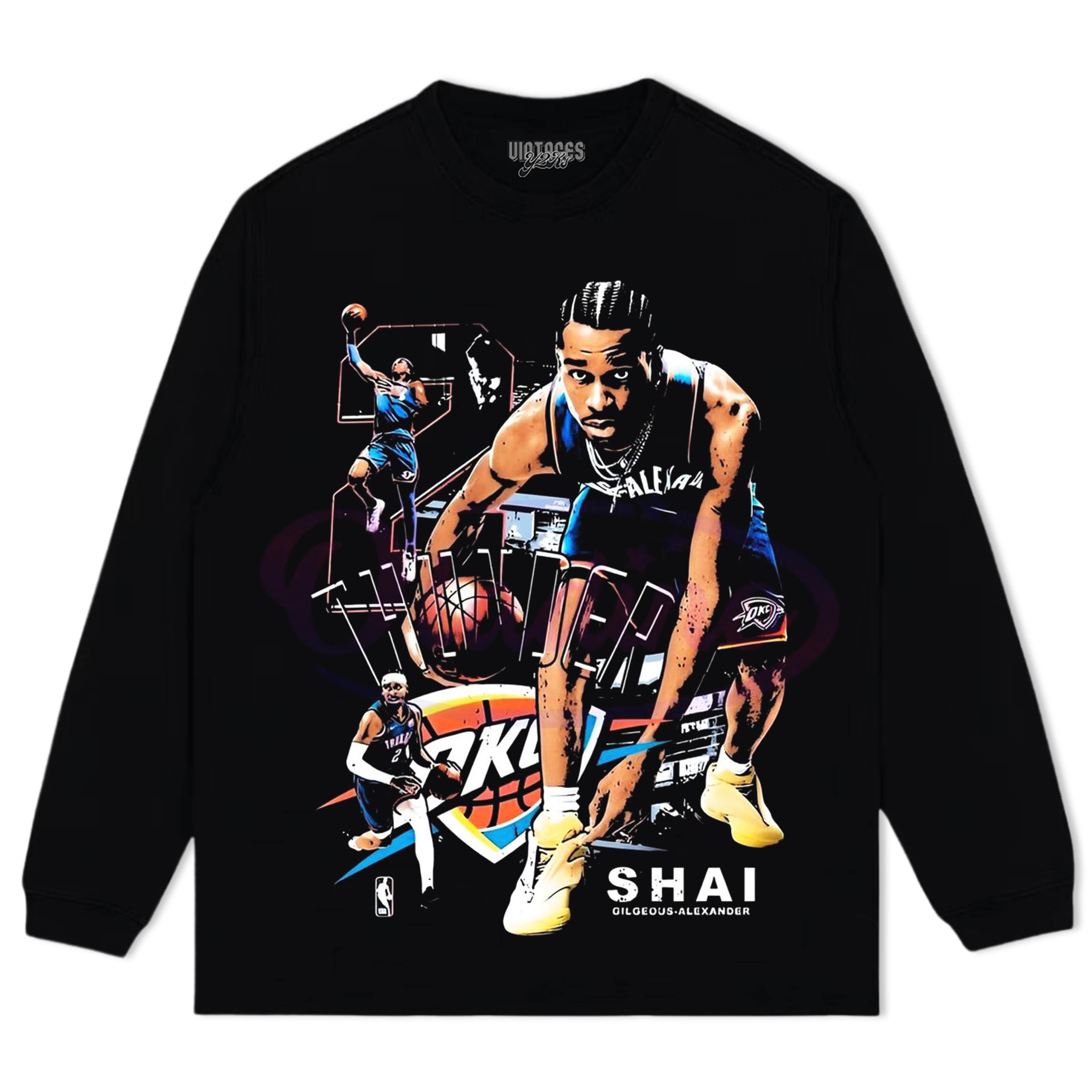 SGA & OKLAHOMA CITY THUNDER V7 TEE & LS & HOODIE