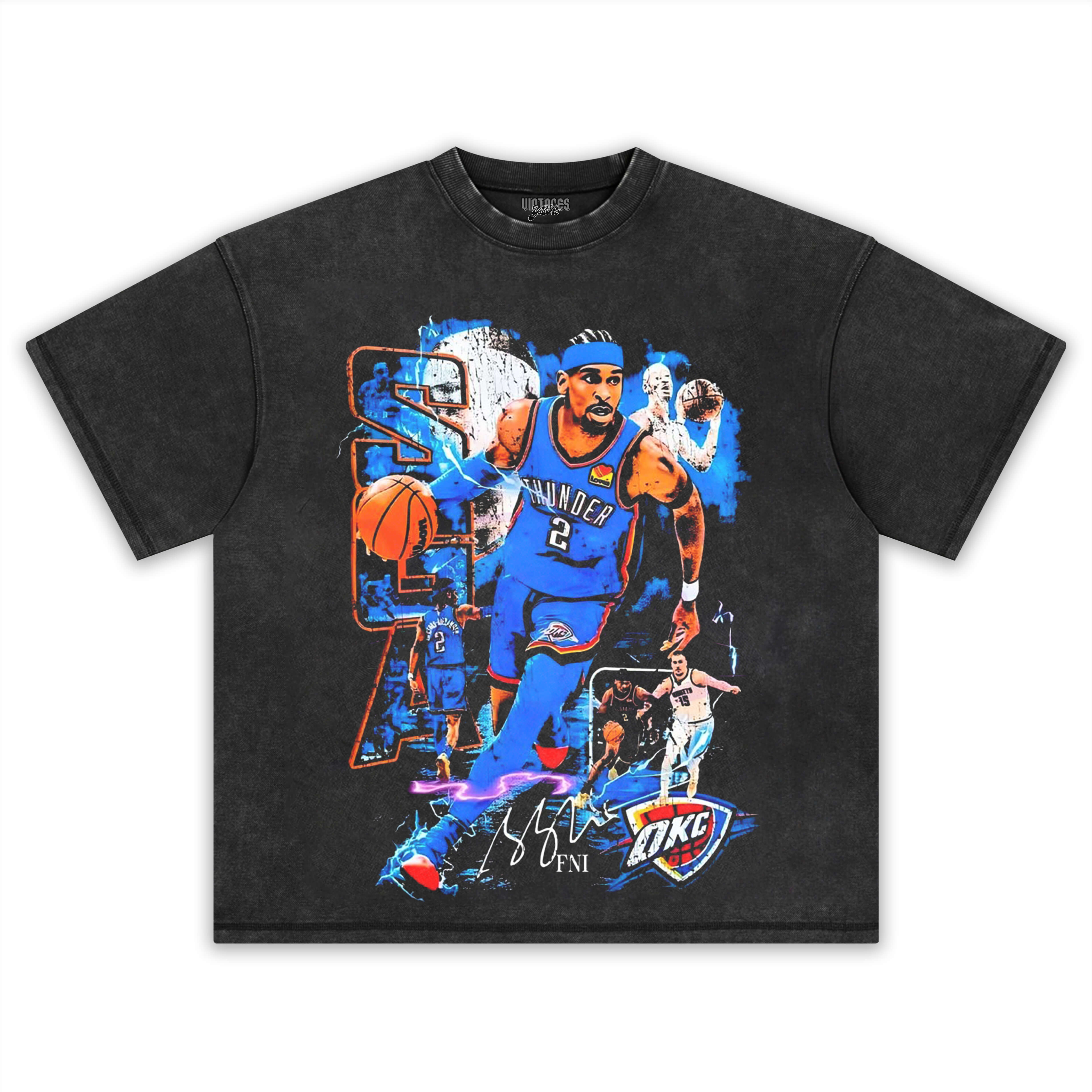 SGA & OKLAHOMA CITY THUNDER V8 TEE & LS & HOODIE
