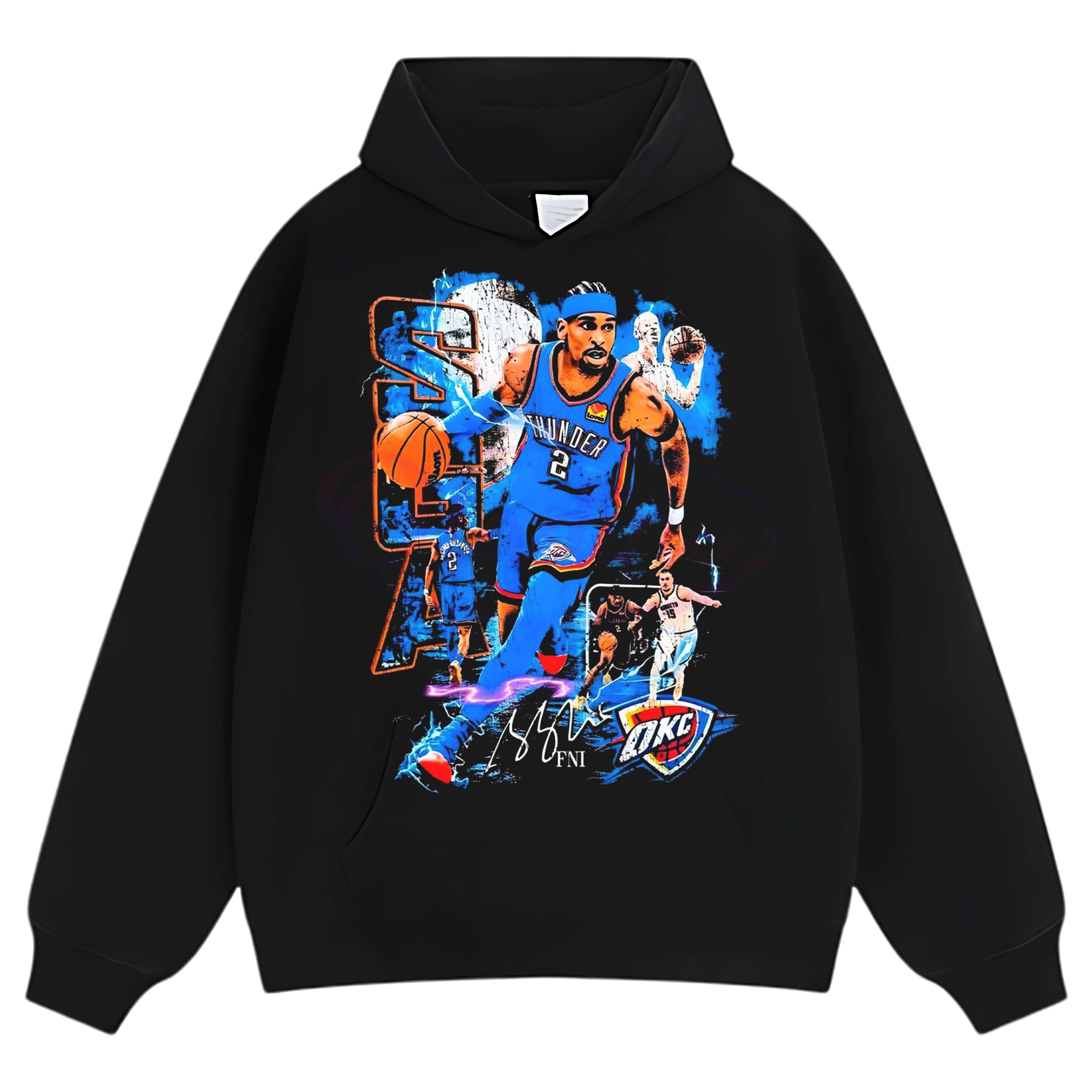 SGA & OKLAHOMA CITY THUNDER V8 TEE & LS & HOODIE