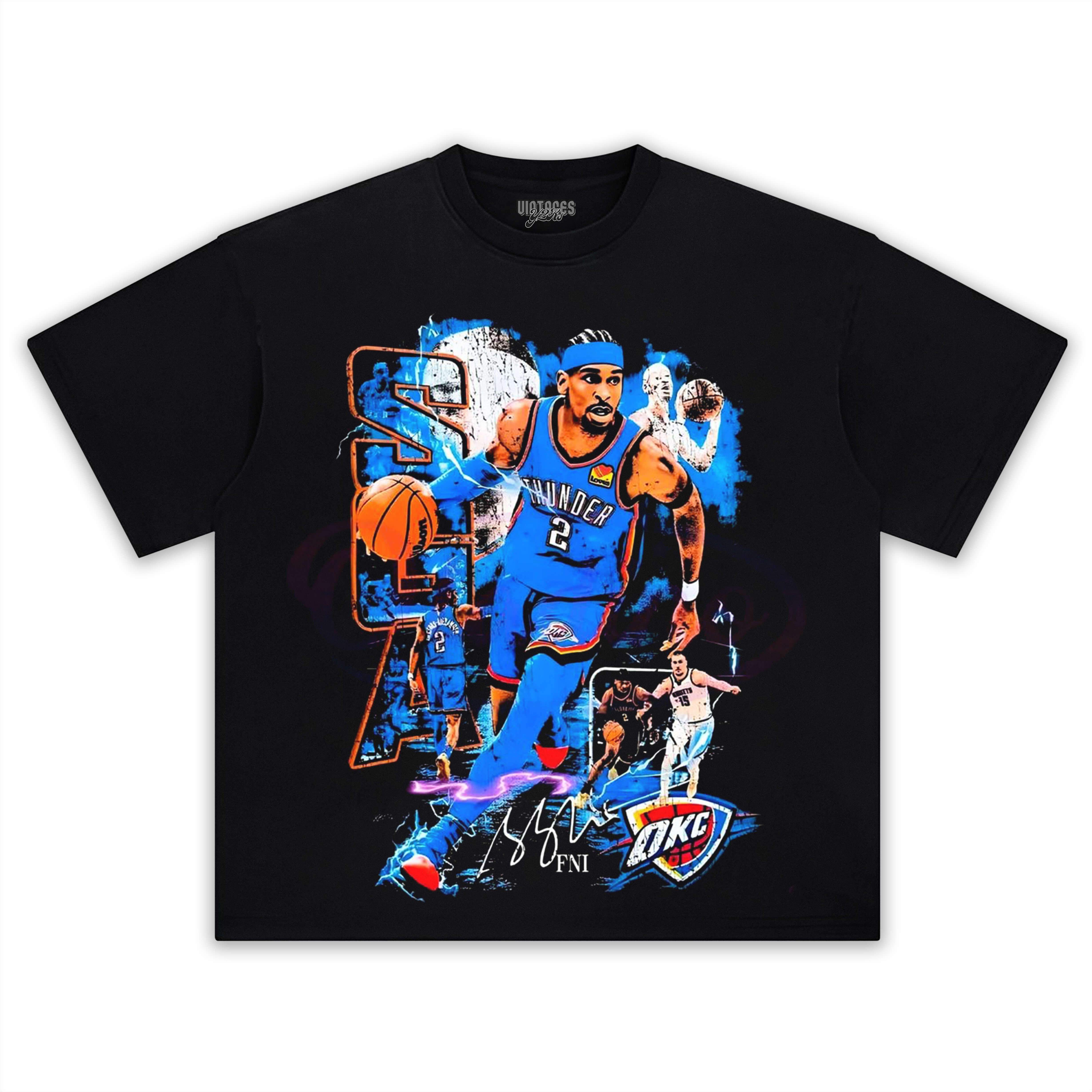 SGA & OKLAHOMA CITY THUNDER V8 TEE & LS & HOODIE
