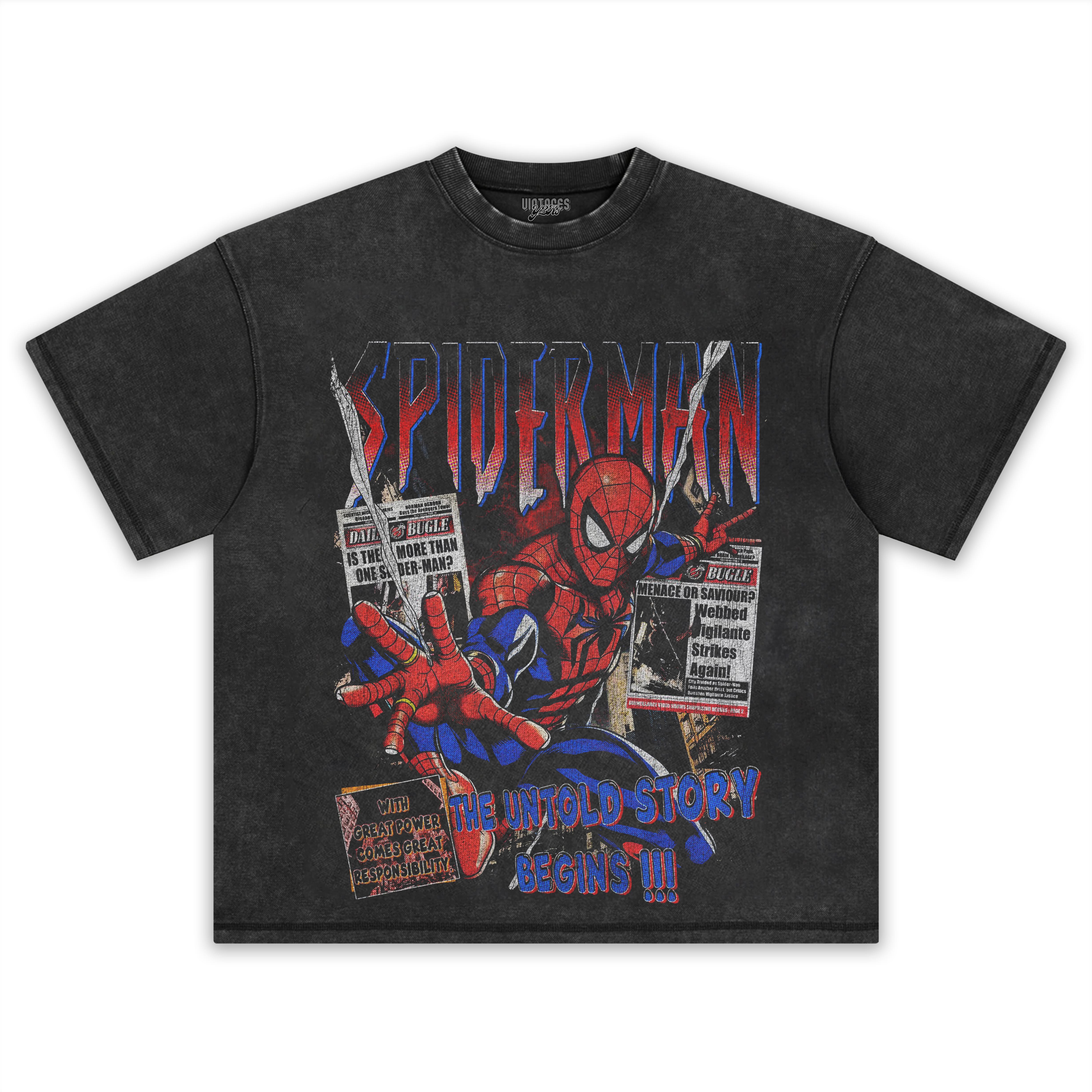 SPIDER-MAN VINTAGE 2026 V2 TEE & LS & HOODIE