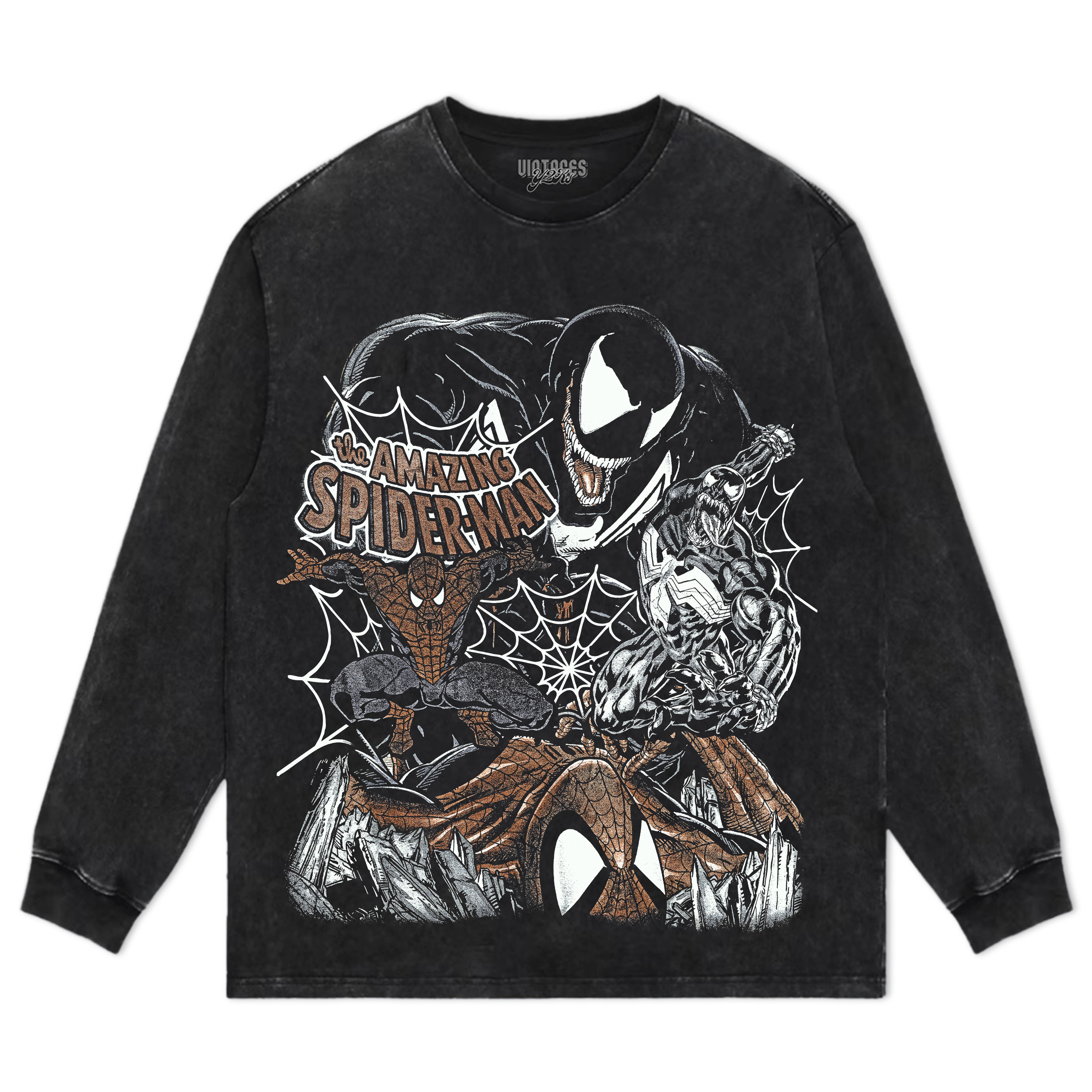 SPIDER-MAN & VENOM IS BACK VINTAGE TEE & LS & HOODIE