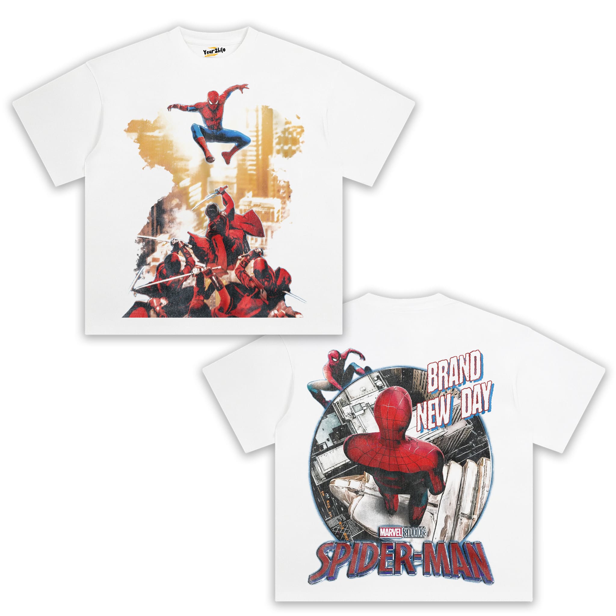 SPIDEY MULTI PRINT TANK TOP & TEE
