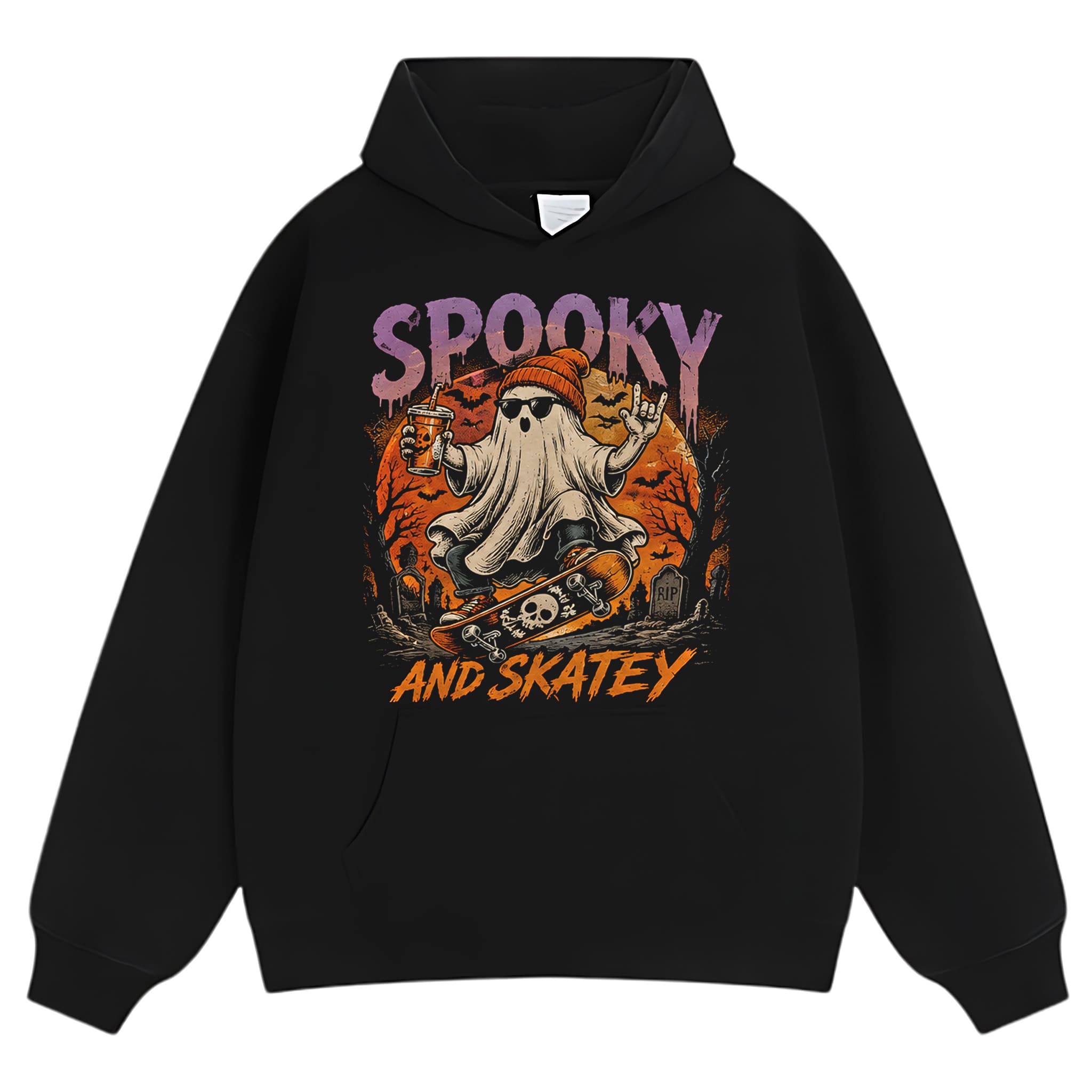 SPOOKY AND SKATEY TANK TOP & TEE & LONG SLEEVE & LAYERED LS & HOODIE