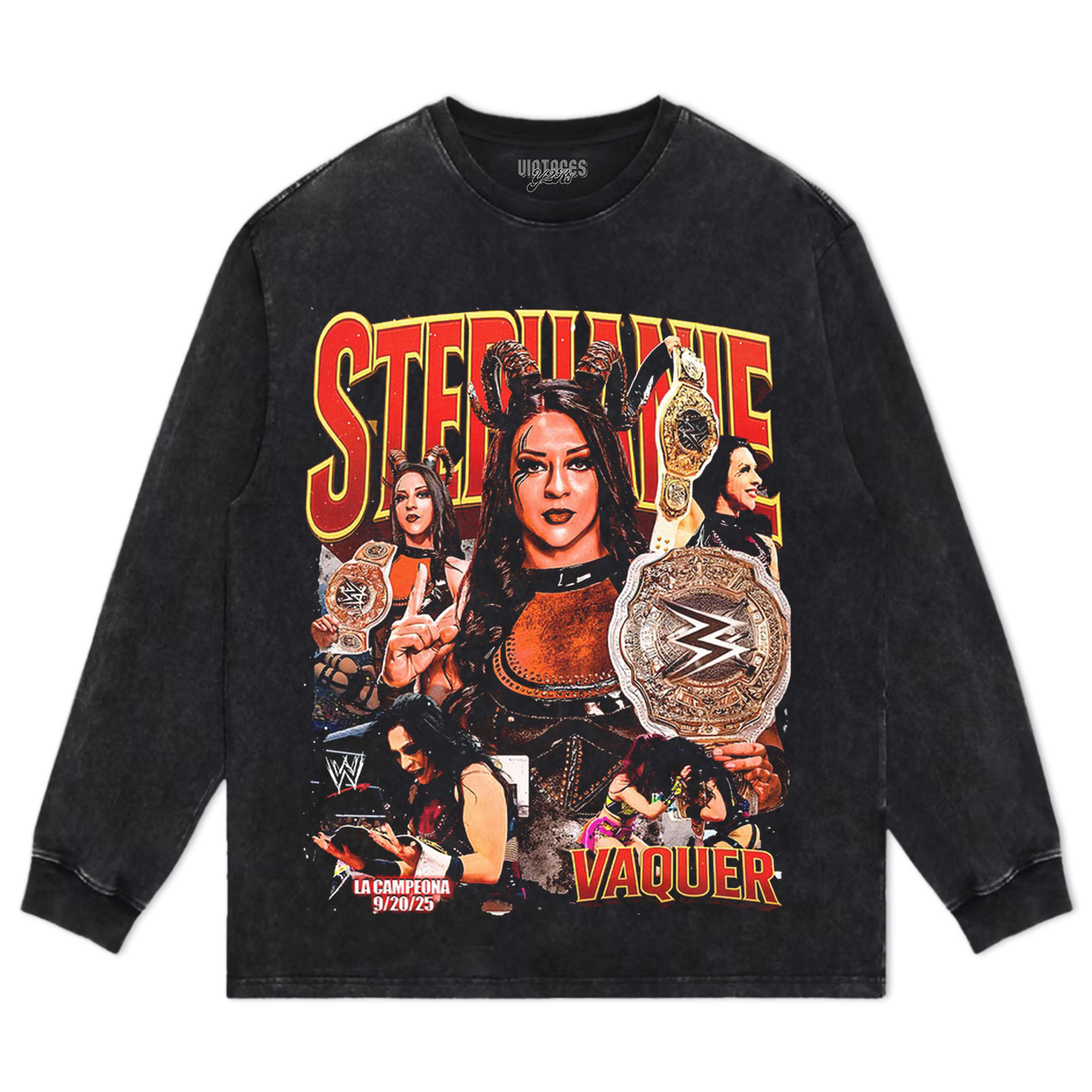 STEPHANIE VAQUER & WOMEN'S WORLD CHAMPION TEE & LS & HOODIE