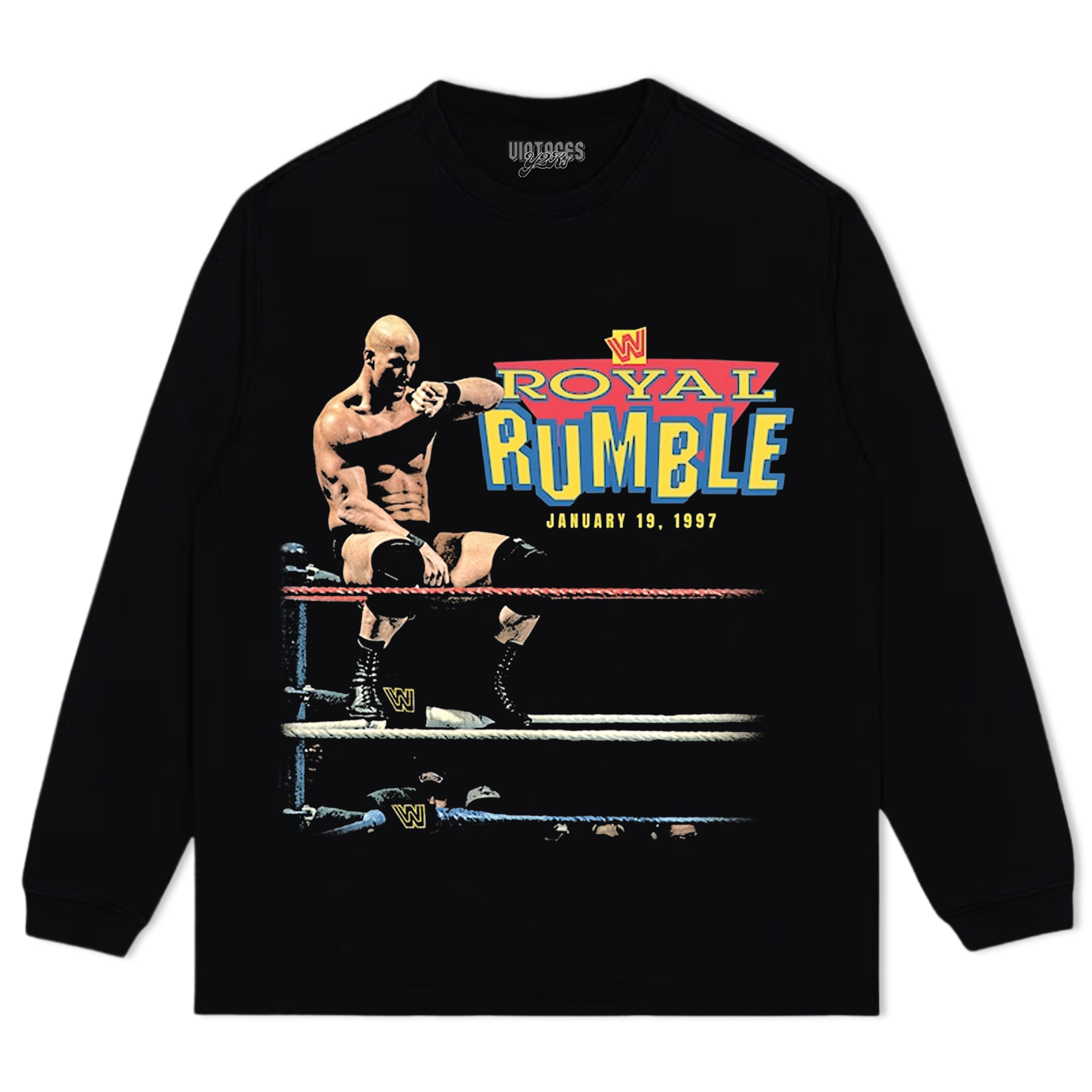 STONE COLD STEVE AUSTIN ROYAL RUMBLE TEE & LS & HOODIE