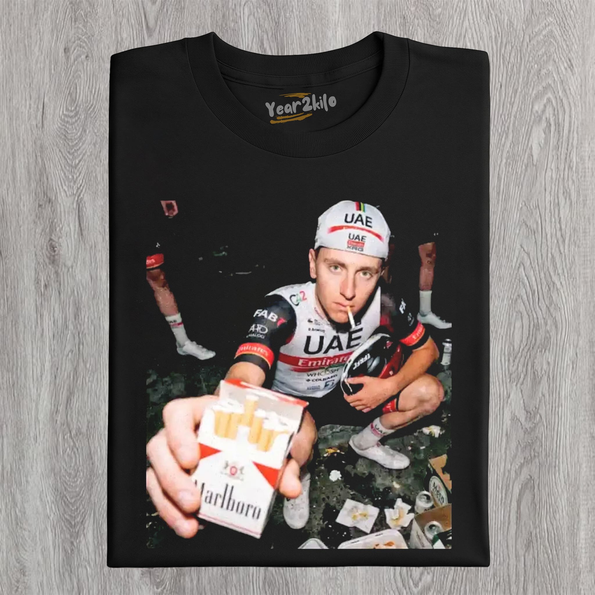 TADEJ POGAČAR 2026 VINTAGE CRYING V2 TANK TOP & TEE & LONG SLEEVE & LAYERED LS & HOODIE