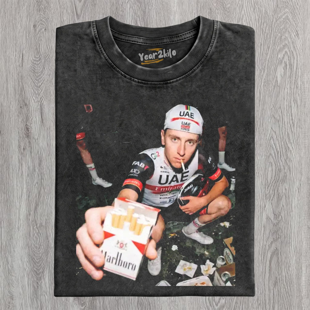 TADEJ POGAČAR 2026 VINTAGE CRYING V2 TANK TOP & TEE & LONG SLEEVE & LAYERED LS & HOODIE