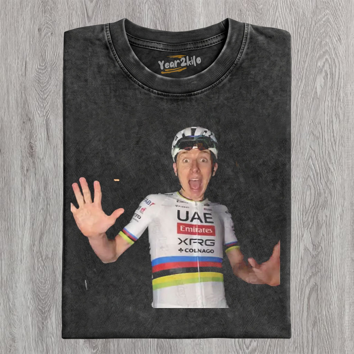 TADEJ POGAČAR 2026 VINTAGE CRYING V3 TANK TOP & TEE & LONG SLEEVE & LAYERED LS & HOODIE