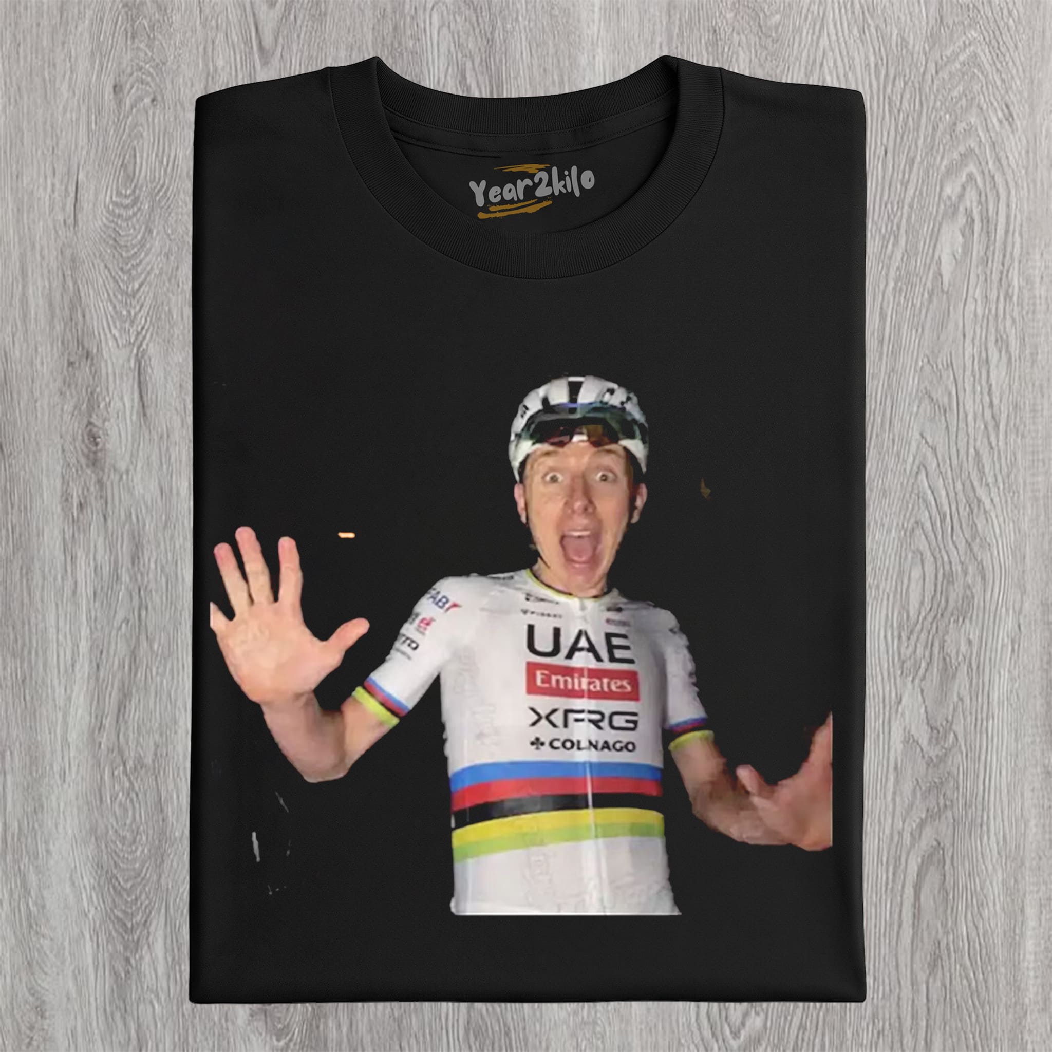 TADEJ POGAČAR 2026 VINTAGE CRYING V3 TANK TOP & TEE & LONG SLEEVE & LAYERED LS & HOODIE