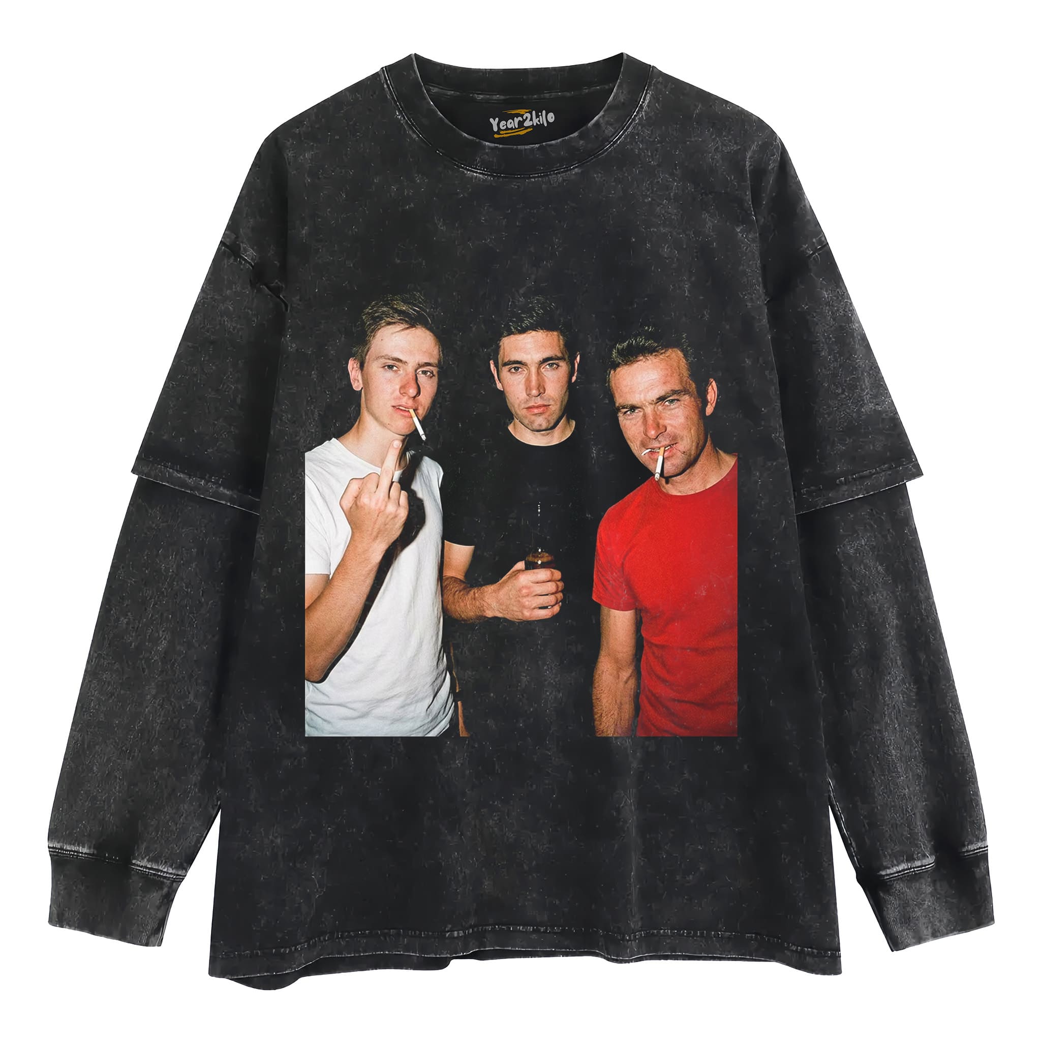 TADEJ POGAČAR & EDDY MERCKX & BERNARD HINAULT 2026 VINTAGE TANK TOP & TEE & LONG SLEEVE & LAYERED LS & HOODIE