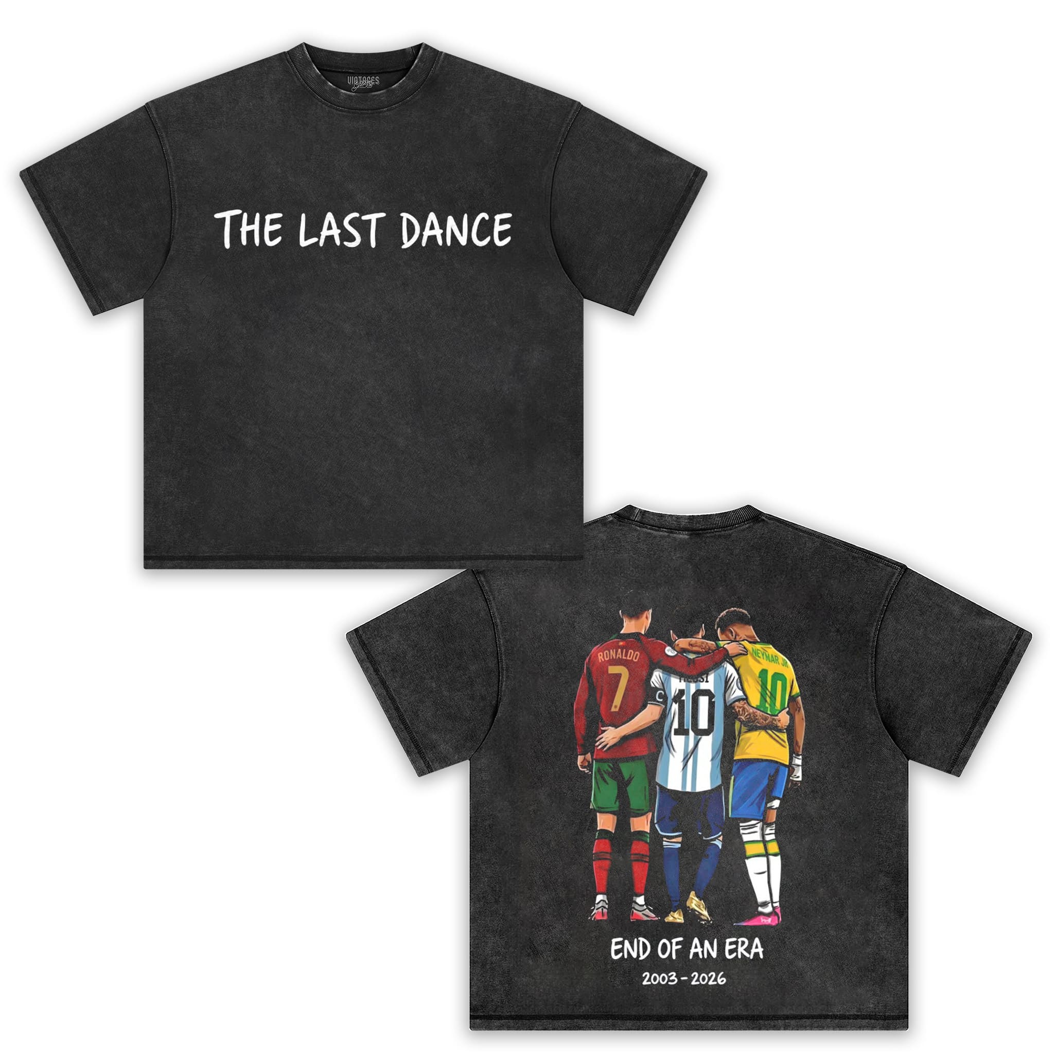 CRISTIANO RONALDO & MESSI & NEYMAR THE LAST DANCE TANK TOP & TEE