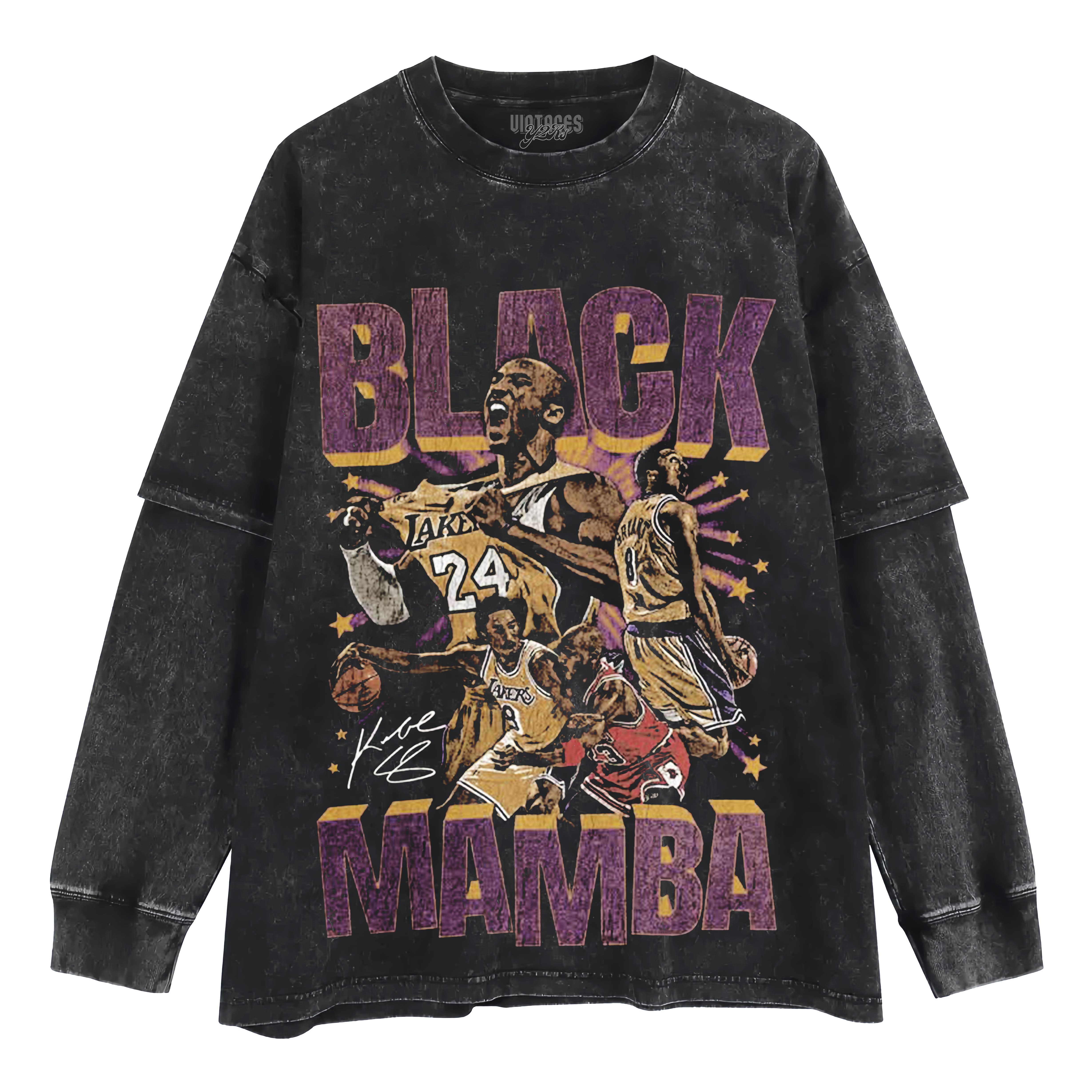THE BLACK MAMBA (KOBE BRYANT) LAYERED LONG SLEEVE