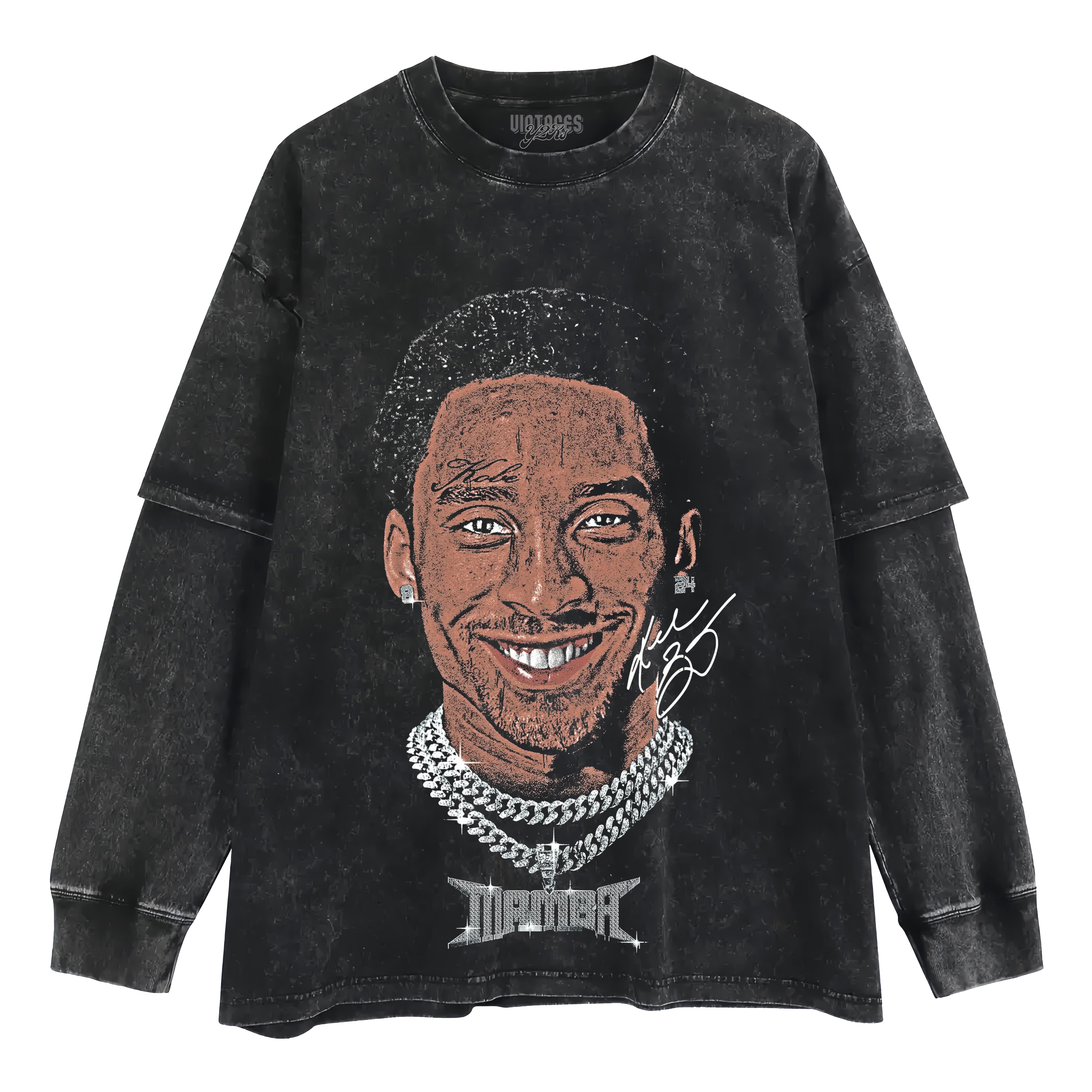 THE BLACK MAMBA (KOBE BRYANT) V2 LAYERED LONG SLEEVE