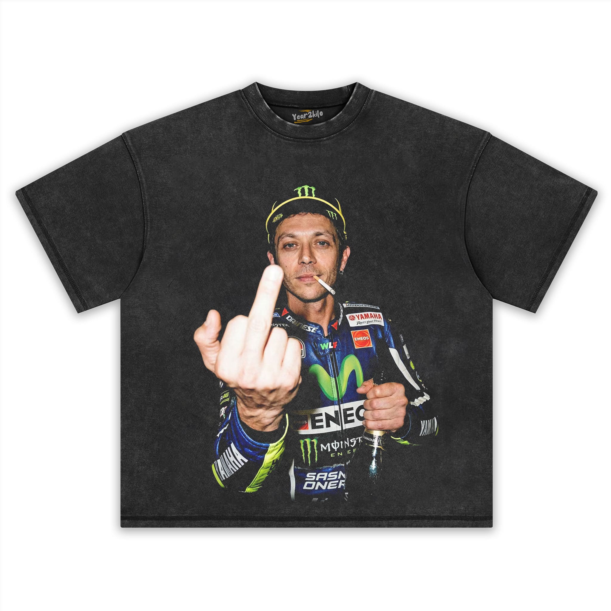 THE DOCTOR VALENTINO ROSSI #46 GOAT MOTO GP RETRO TANK TOP & TEE & LONG SLEEVE & LAYERED LS & HOODIE
