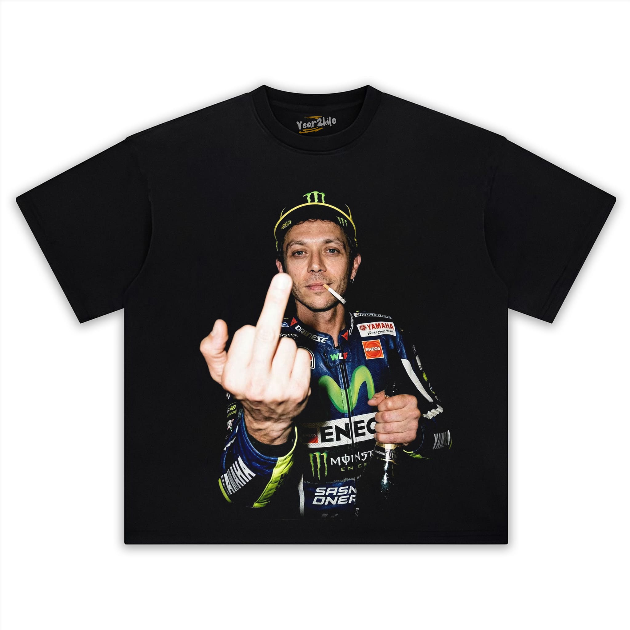 THE DOCTOR VALENTINO ROSSI #46 GOAT MOTO GP RETRO TANK TOP & TEE & LONG SLEEVE & LAYERED LS & HOODIE