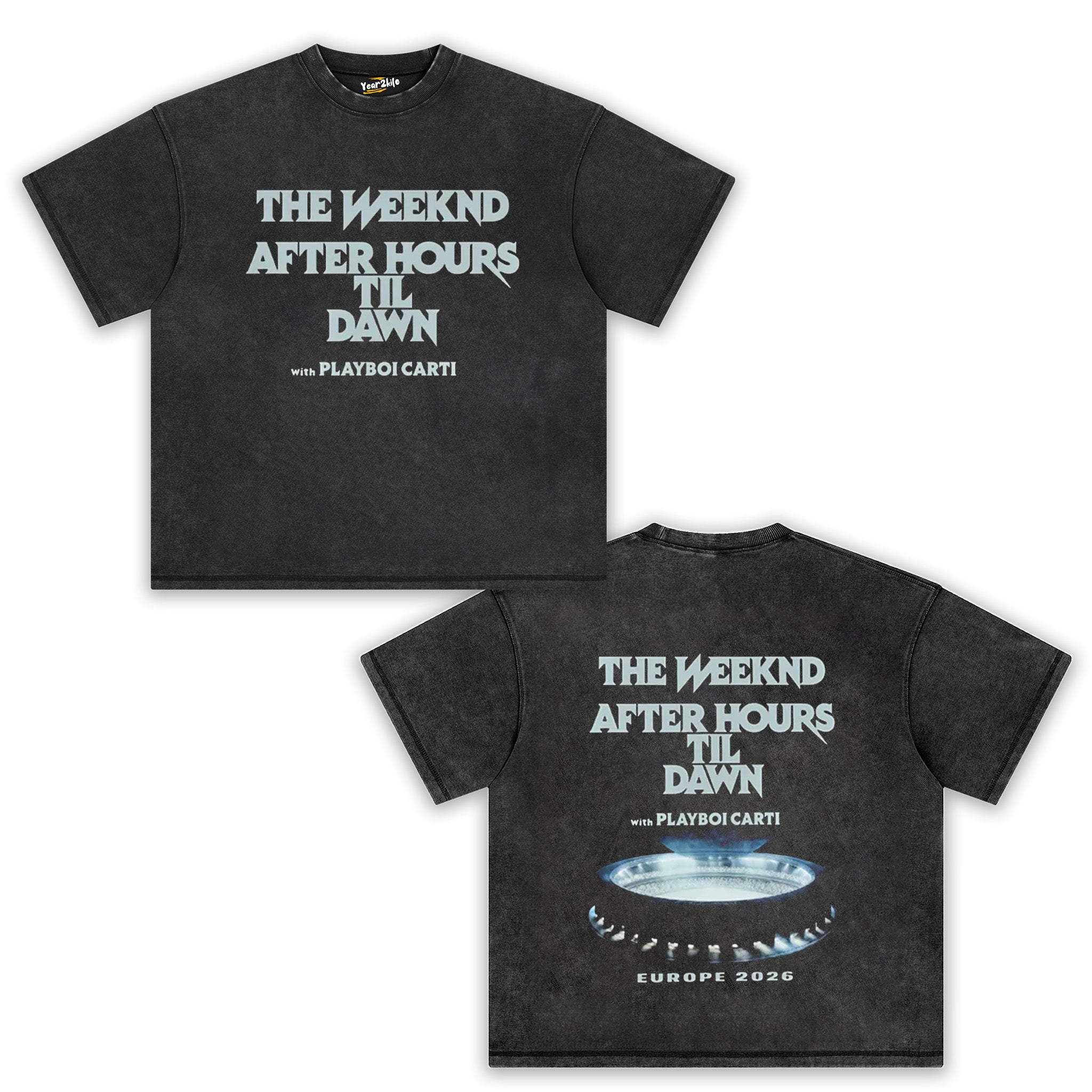 THE WEEKND V3 TANK TOP & TEE & LONG SLEEVE & LAYERED LS & HOODIE